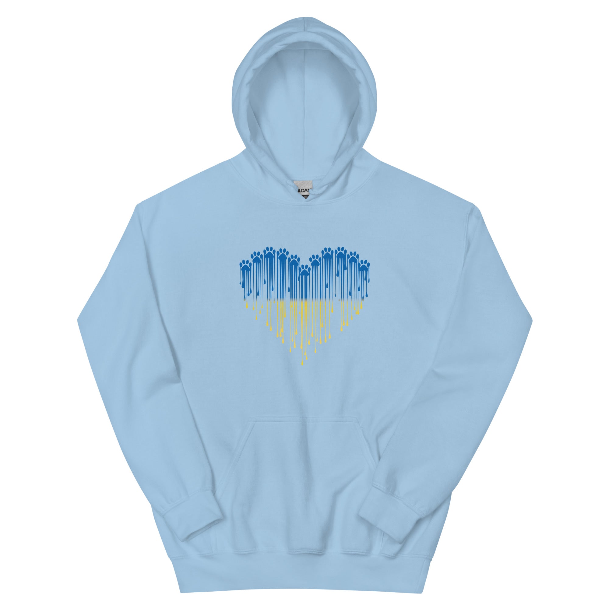 Paw Love For Ukraine Hoodie