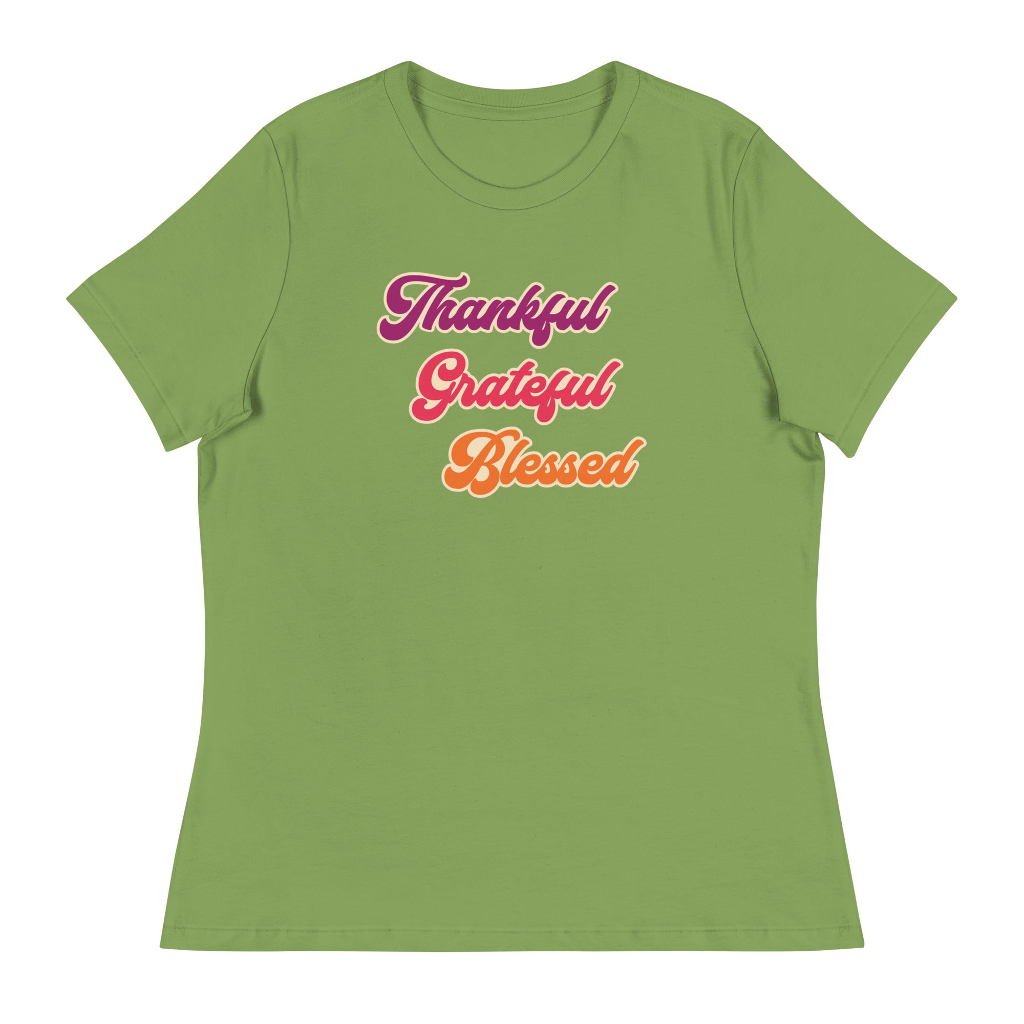 Thankful Grateful Blessed Women's Relaxed T-Shirt