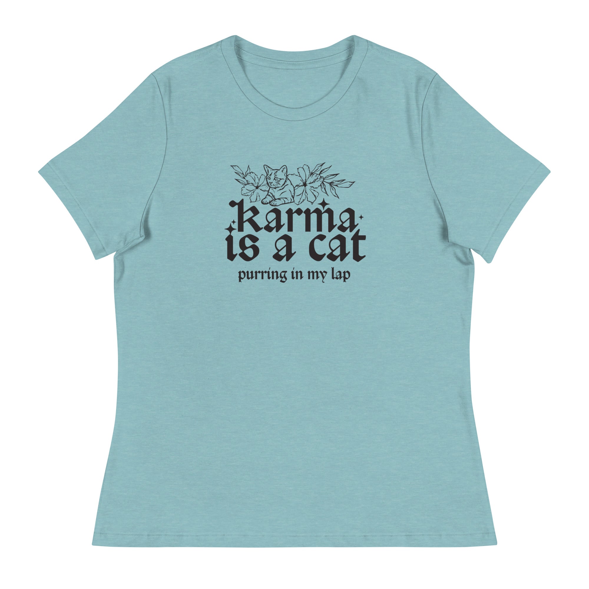 Karma is a Cat Women's Relaxed T-Shirt