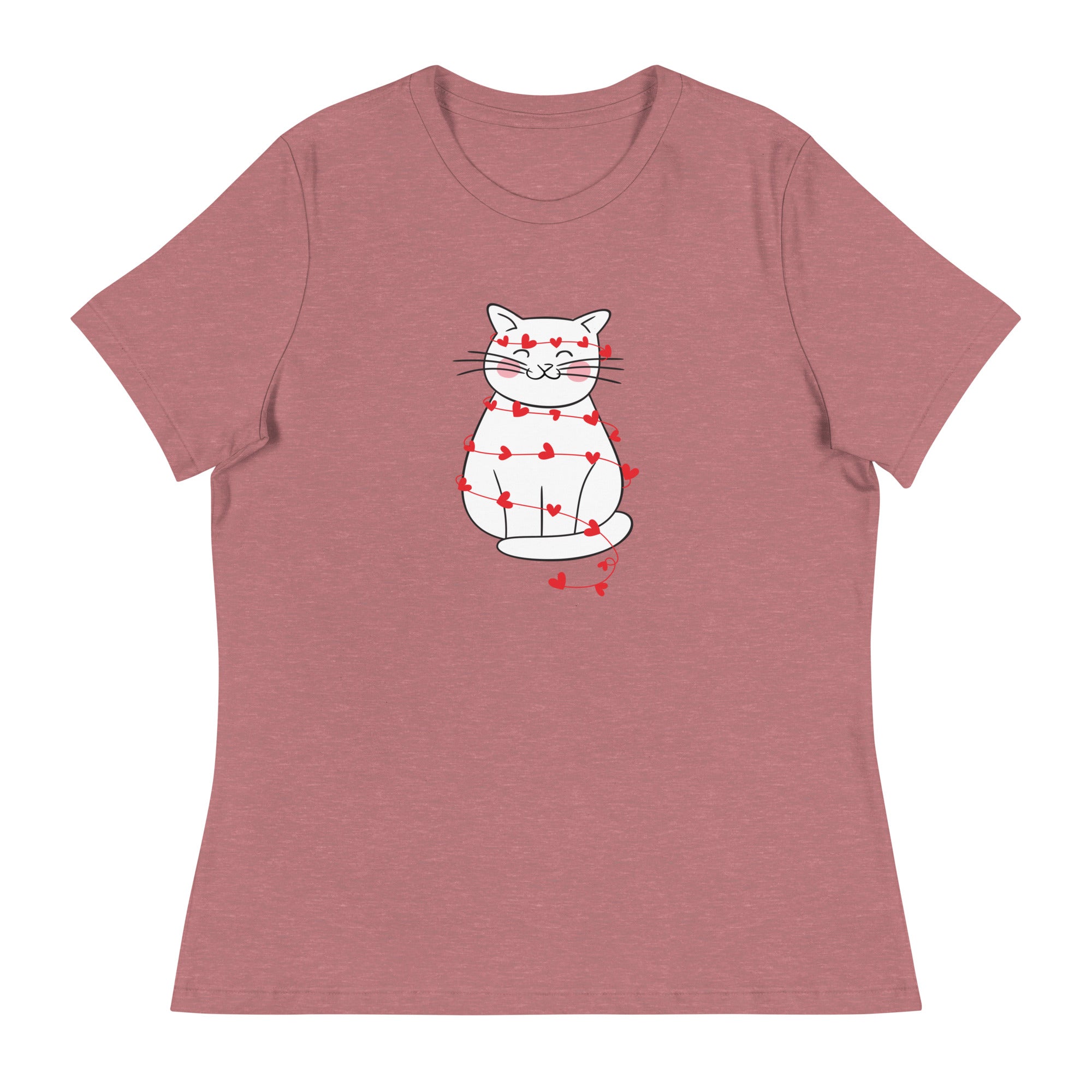 Wrapped in Love Kitty Women's Relaxed T-Shirt