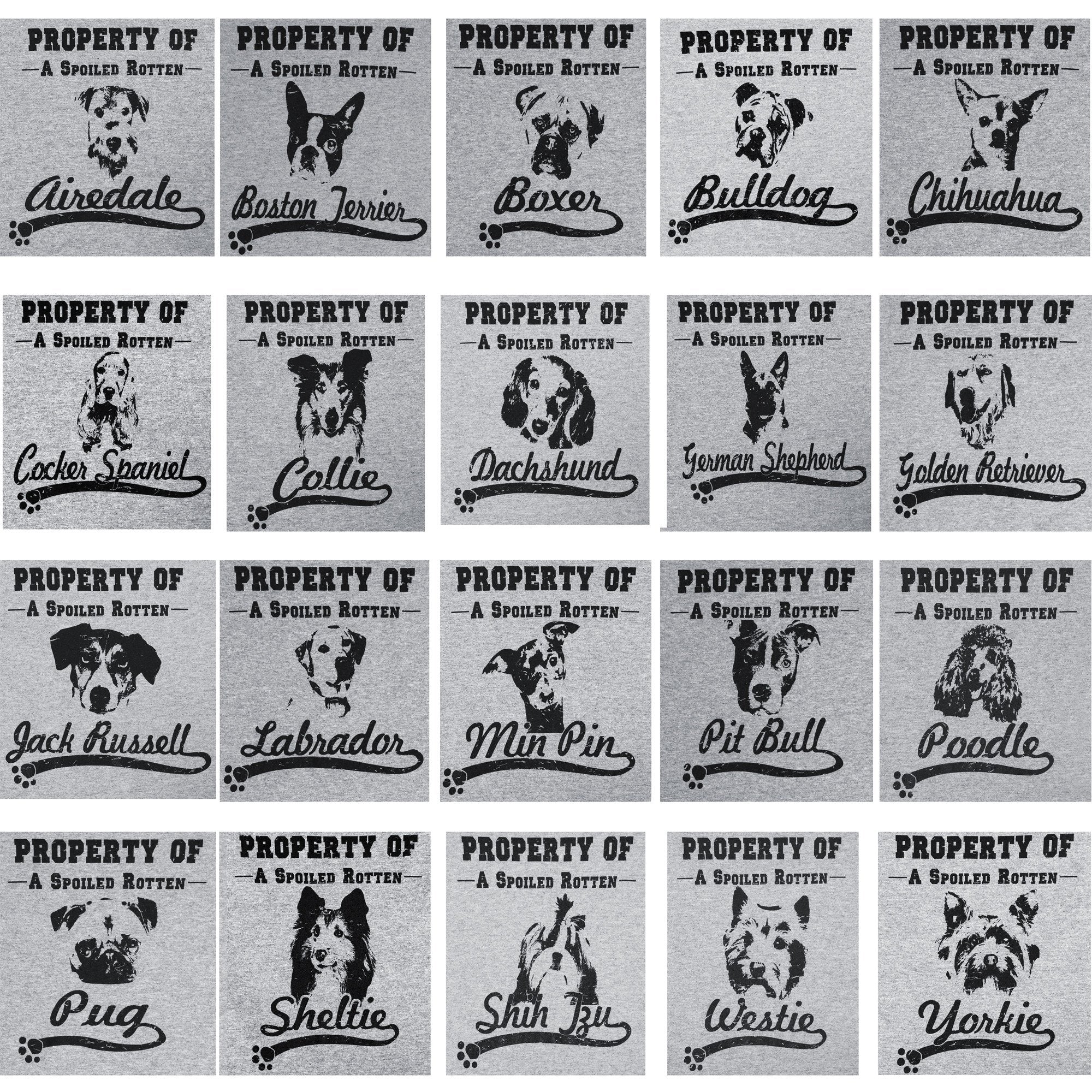 Property Of Dog Breed T-Shirt