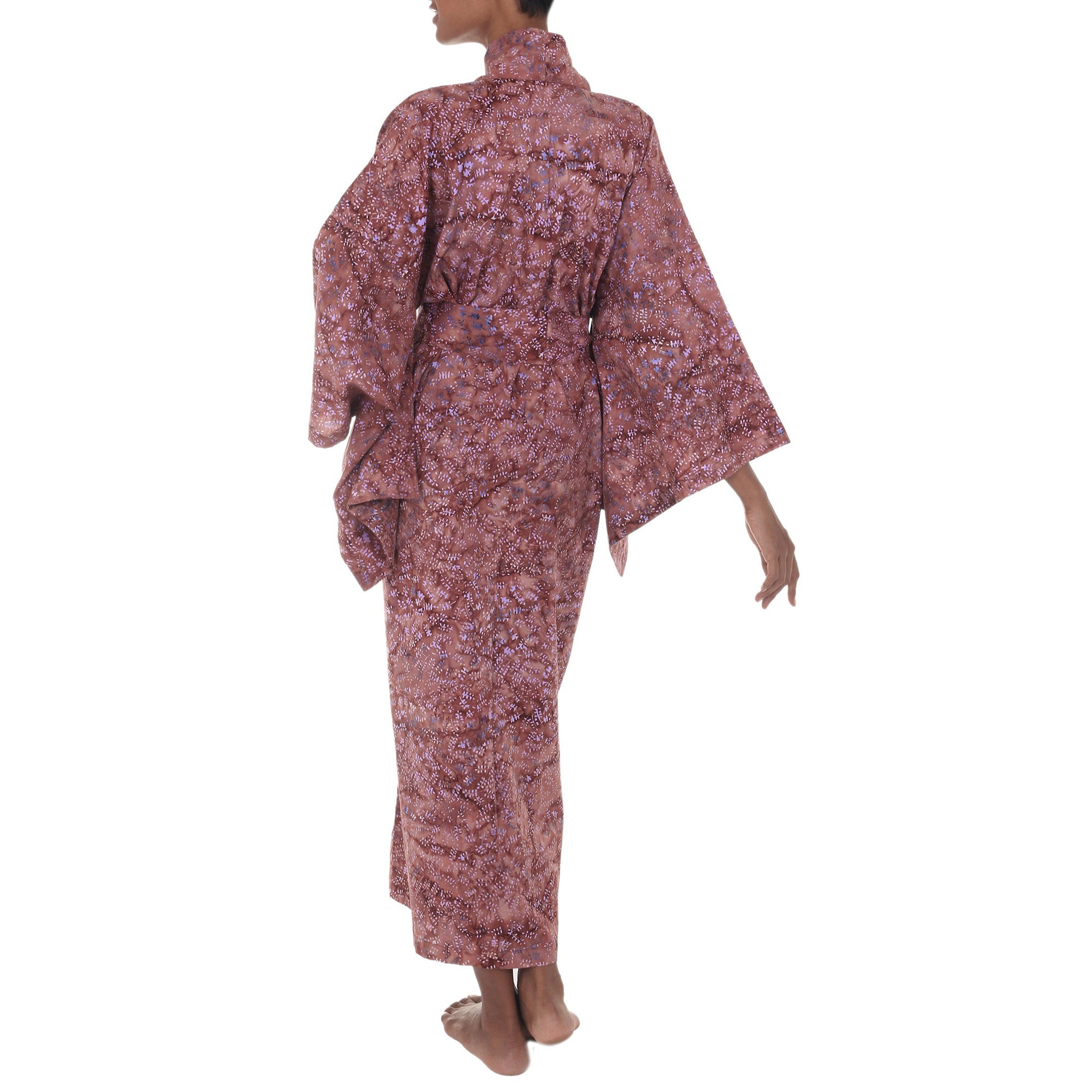 Earth Dancer Brick Red Cotton Robe