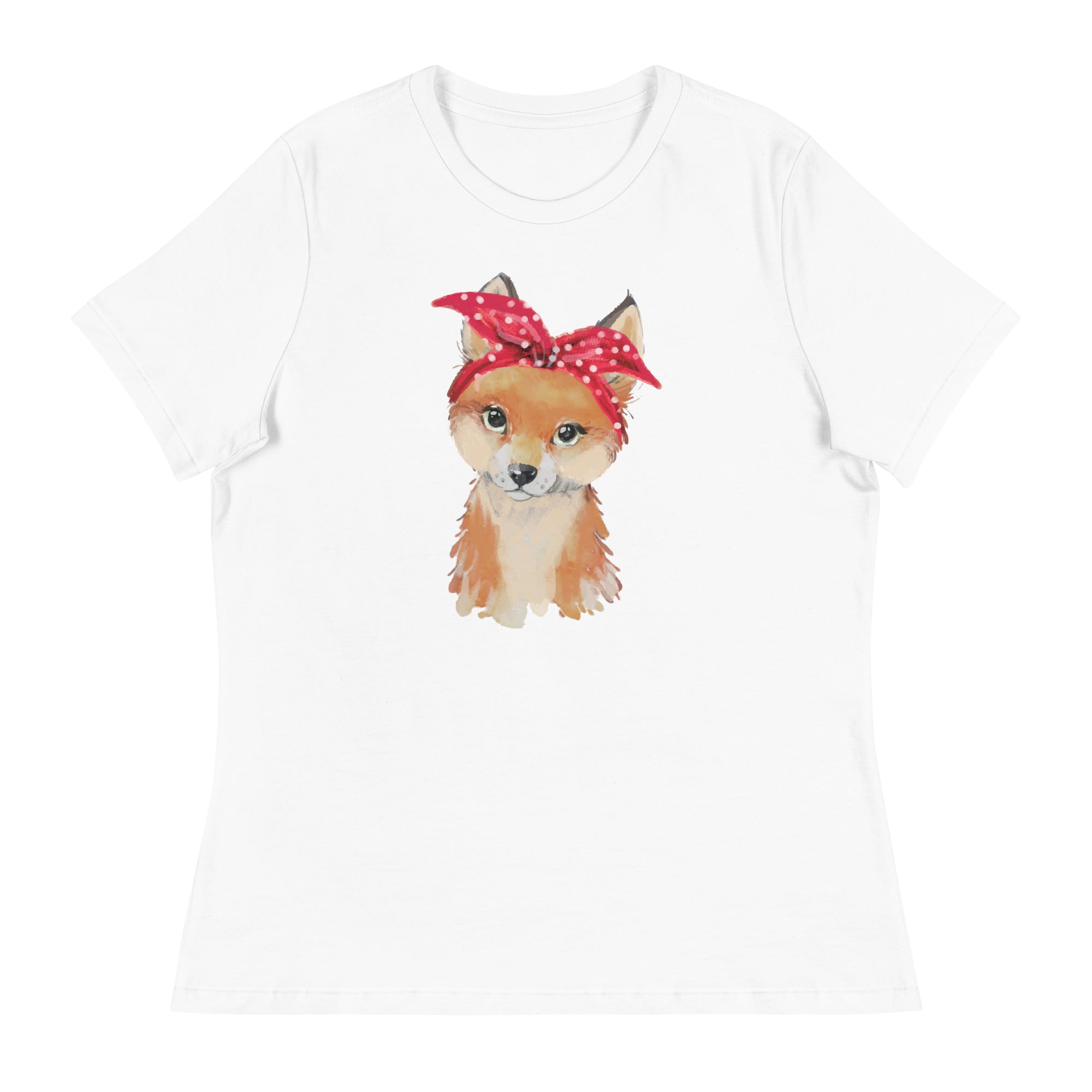 Shy and Sweet Fox Women's Relaxed T-Shirt