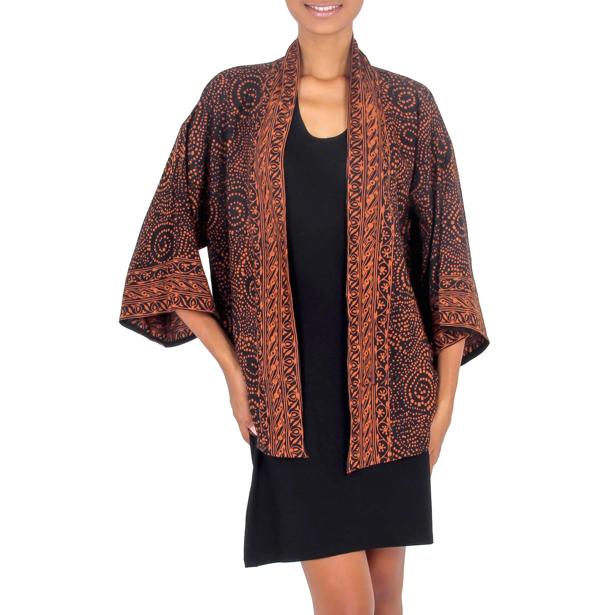 Javanese Brown Batik Jacket