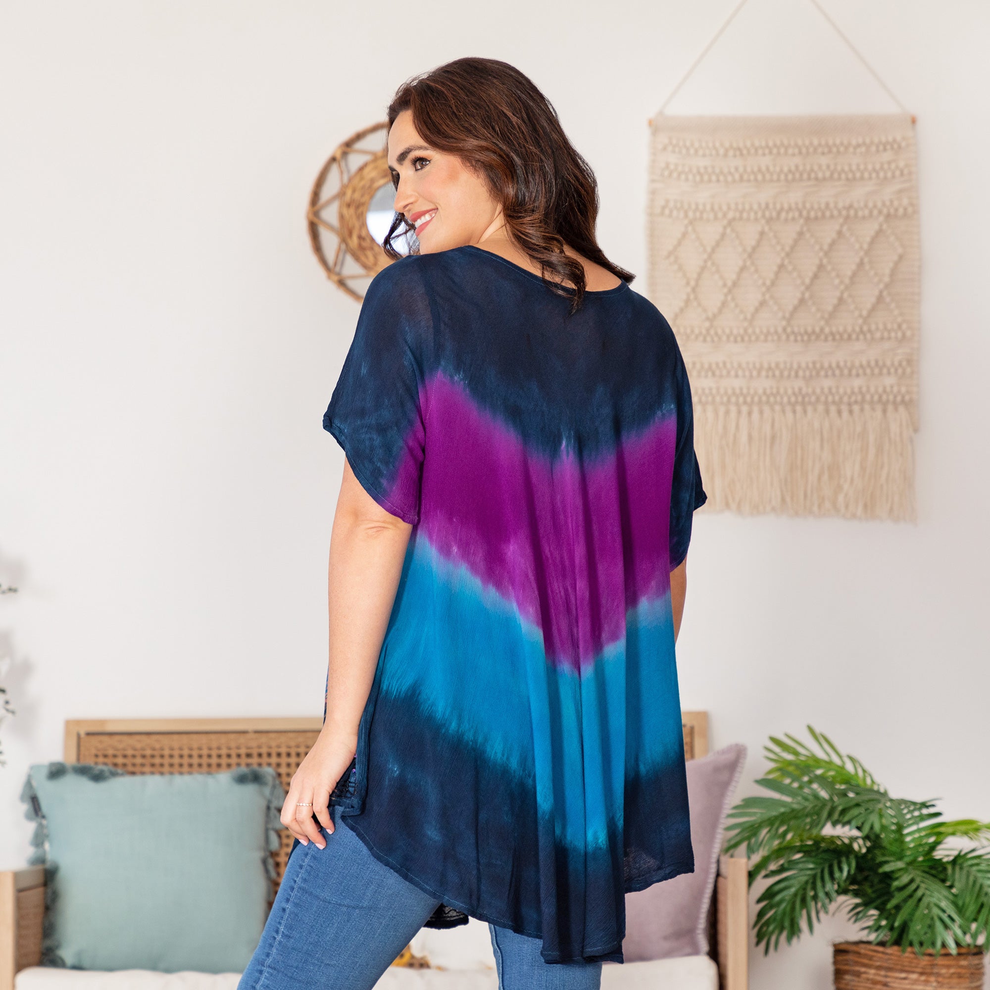 Brushed Sky Tunic