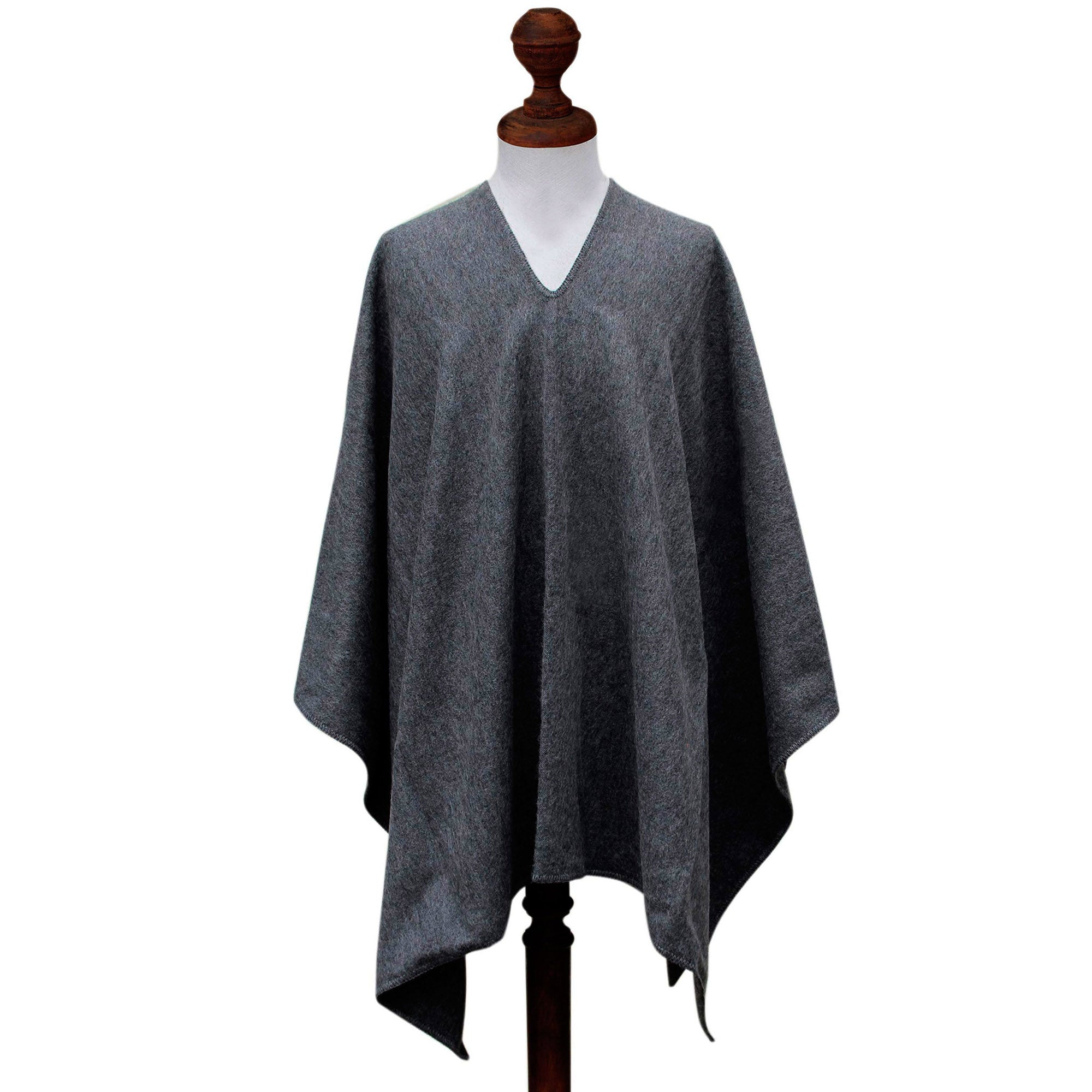 Inca Explorer Men's Alpaca Blend Poncho