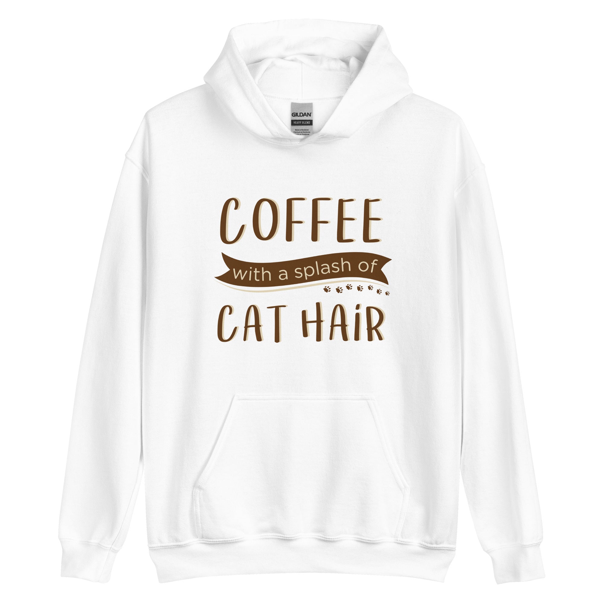 Coffee With A Splash of Cat Hair Hoodie