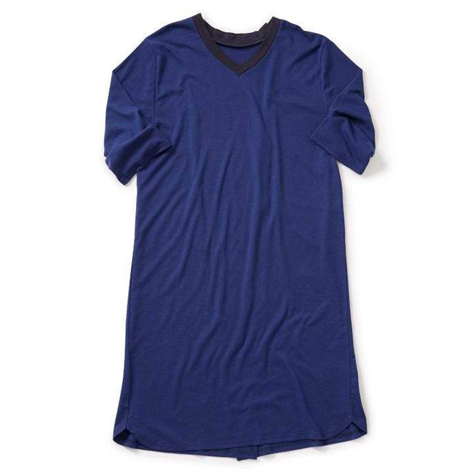 Men's Open Back Antimicrobial Nightgown