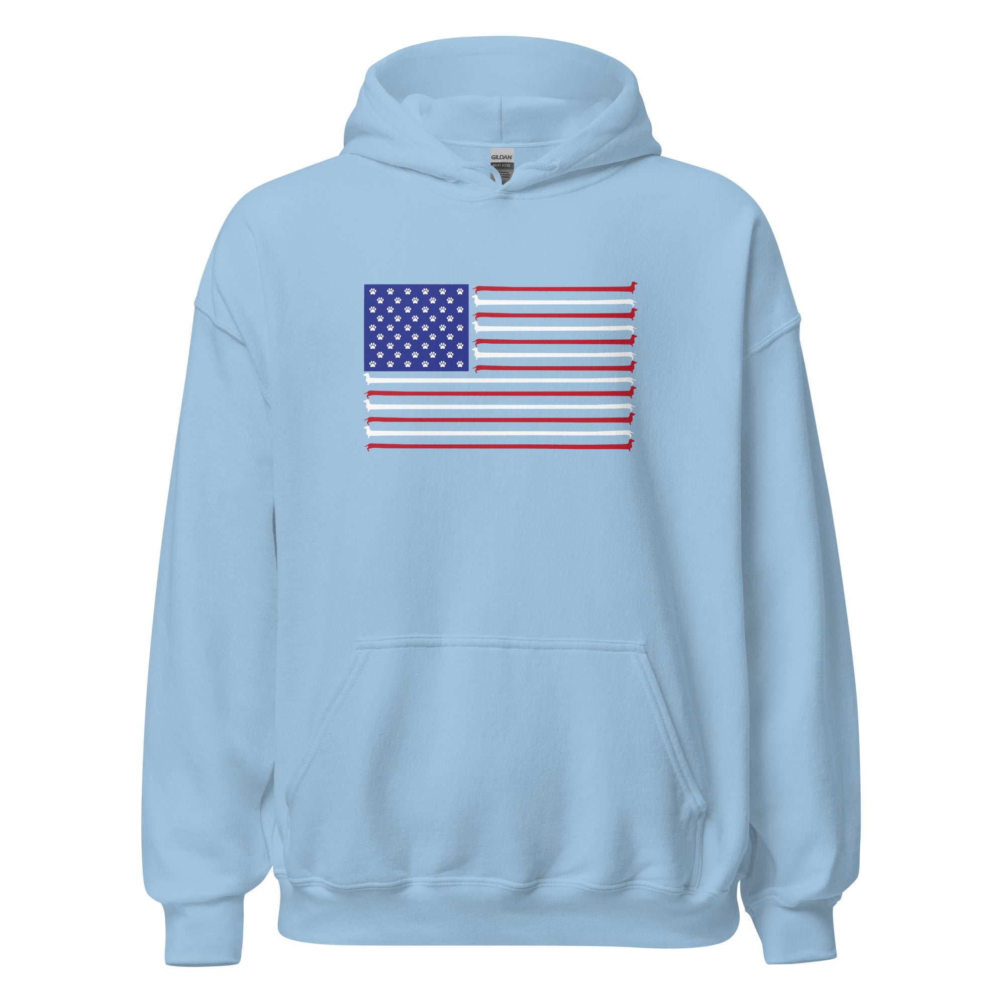 Dachshund Stars and Stripes Hoodie