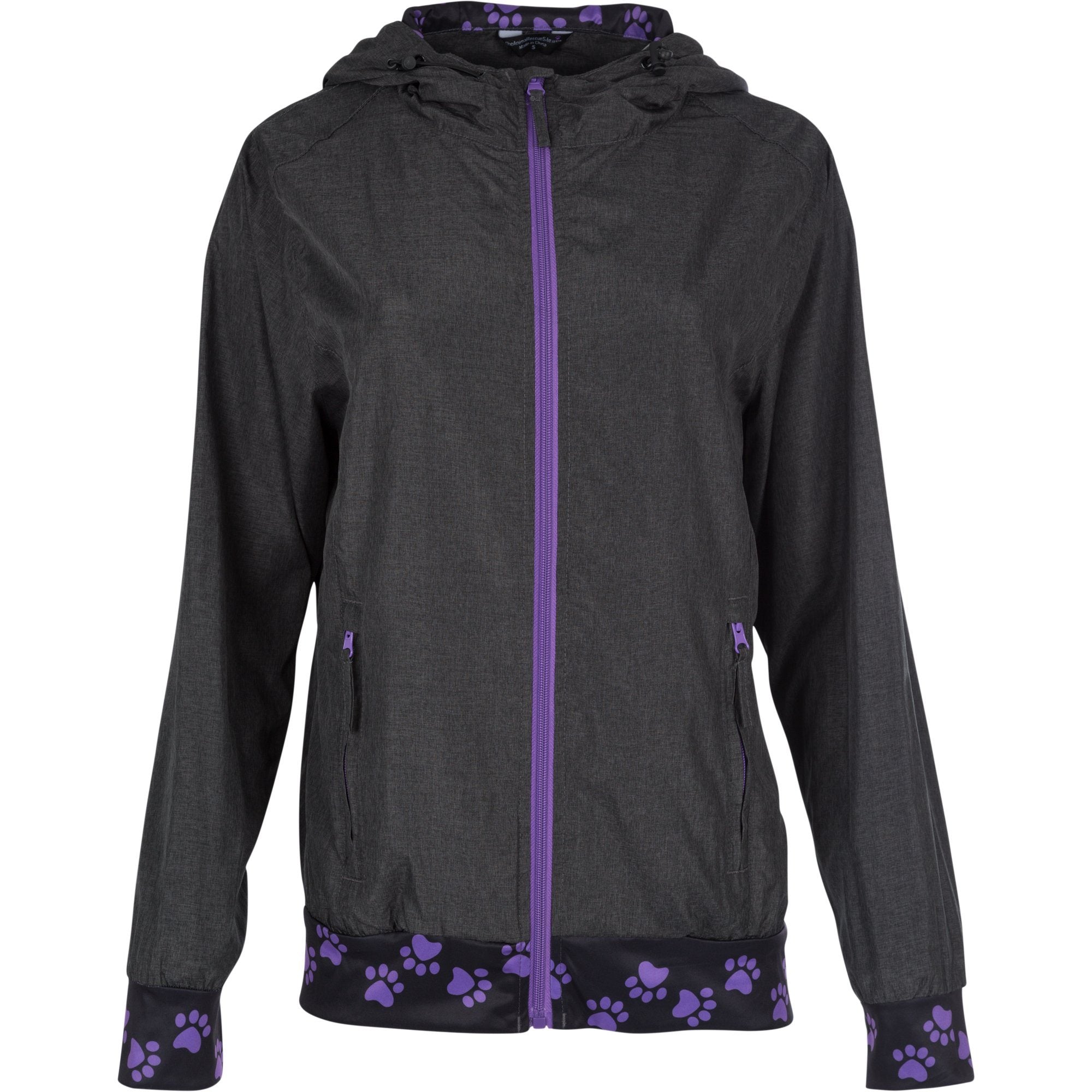 Purple Paw Lightweight Athletic Jacket