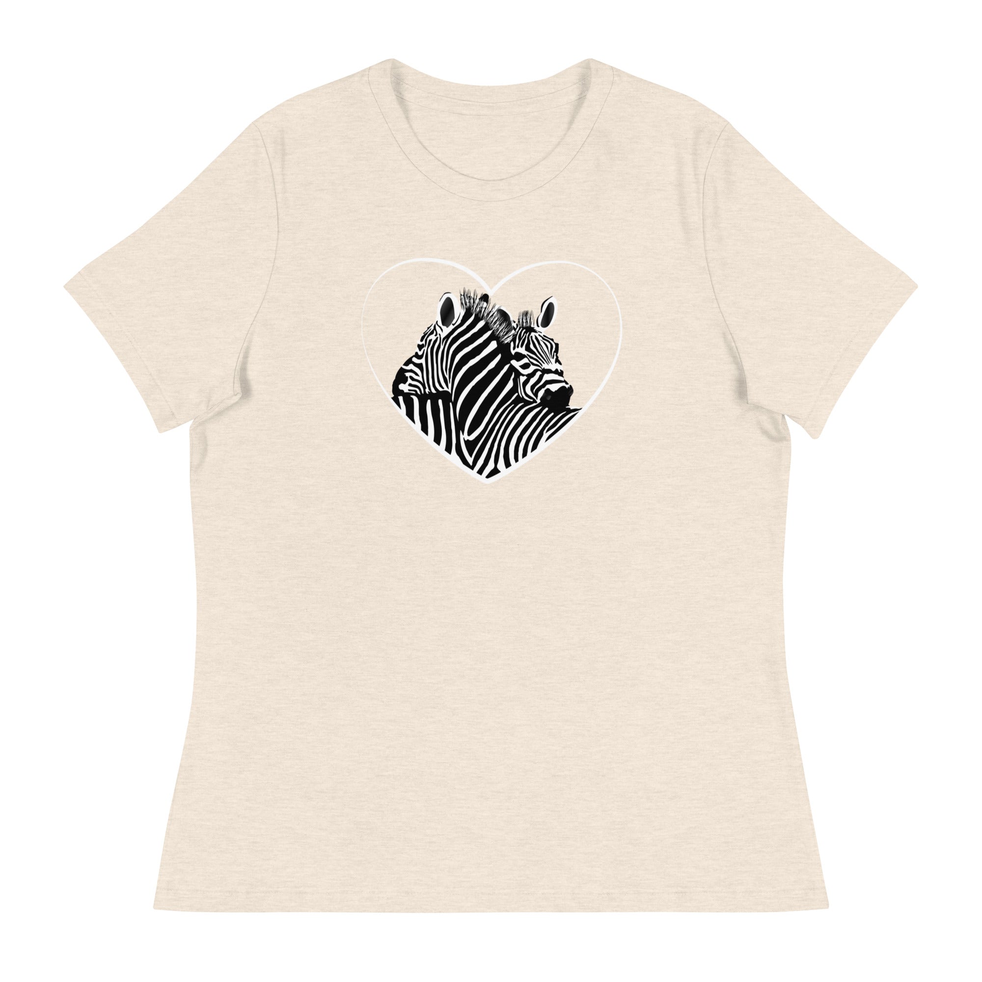 Hugging Zebras Women's Relaxed T-Shirt