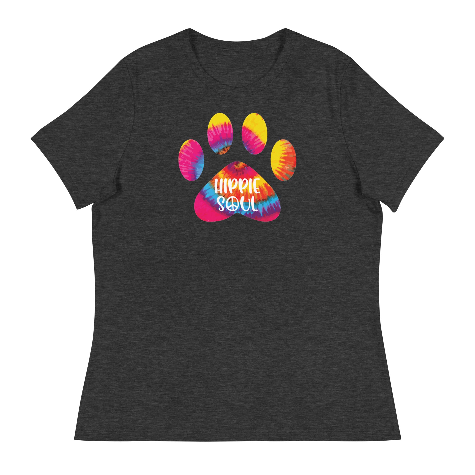 Hippie Soul Paw Print Women's Relaxed T-Shirt