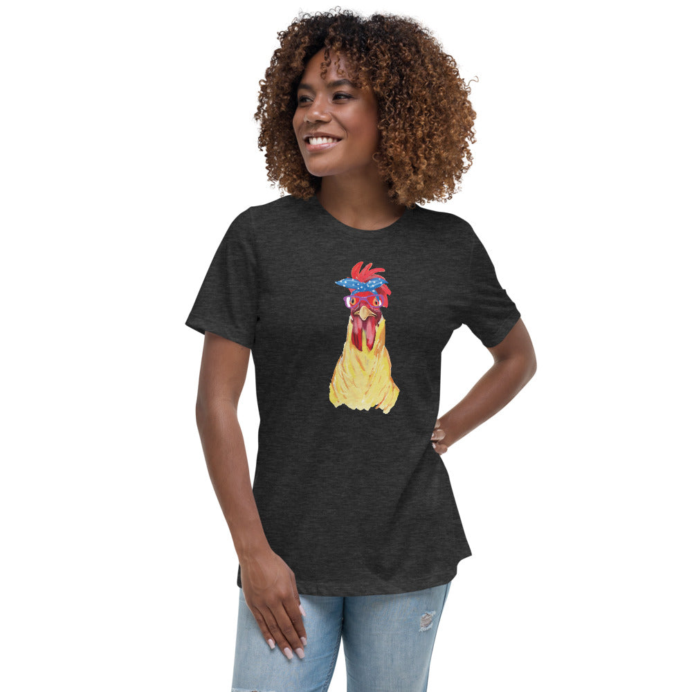 Rad Rooster Women's Relaxed T-Shirt