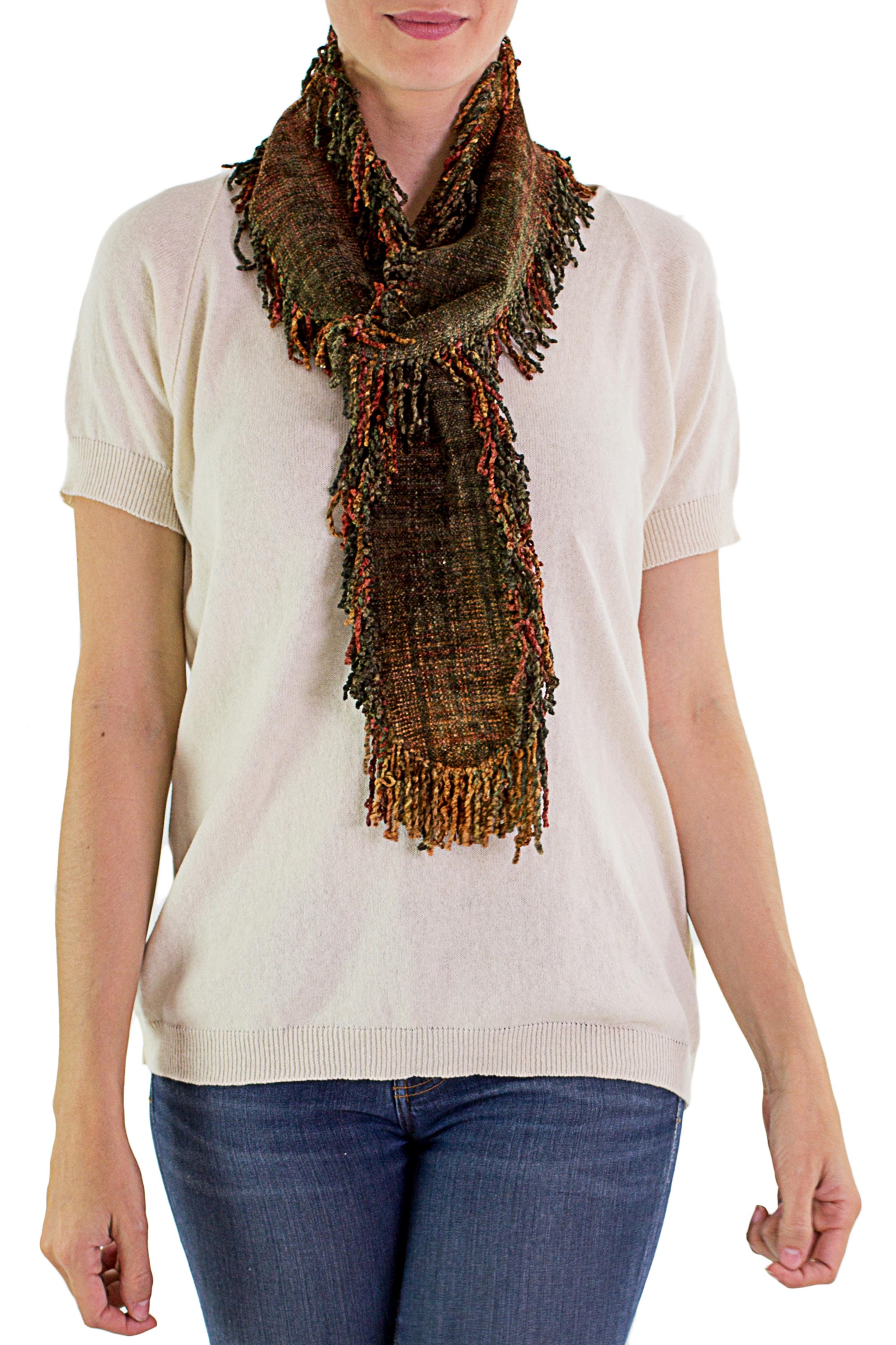 Pacaya Volcano Bamboo Scarf