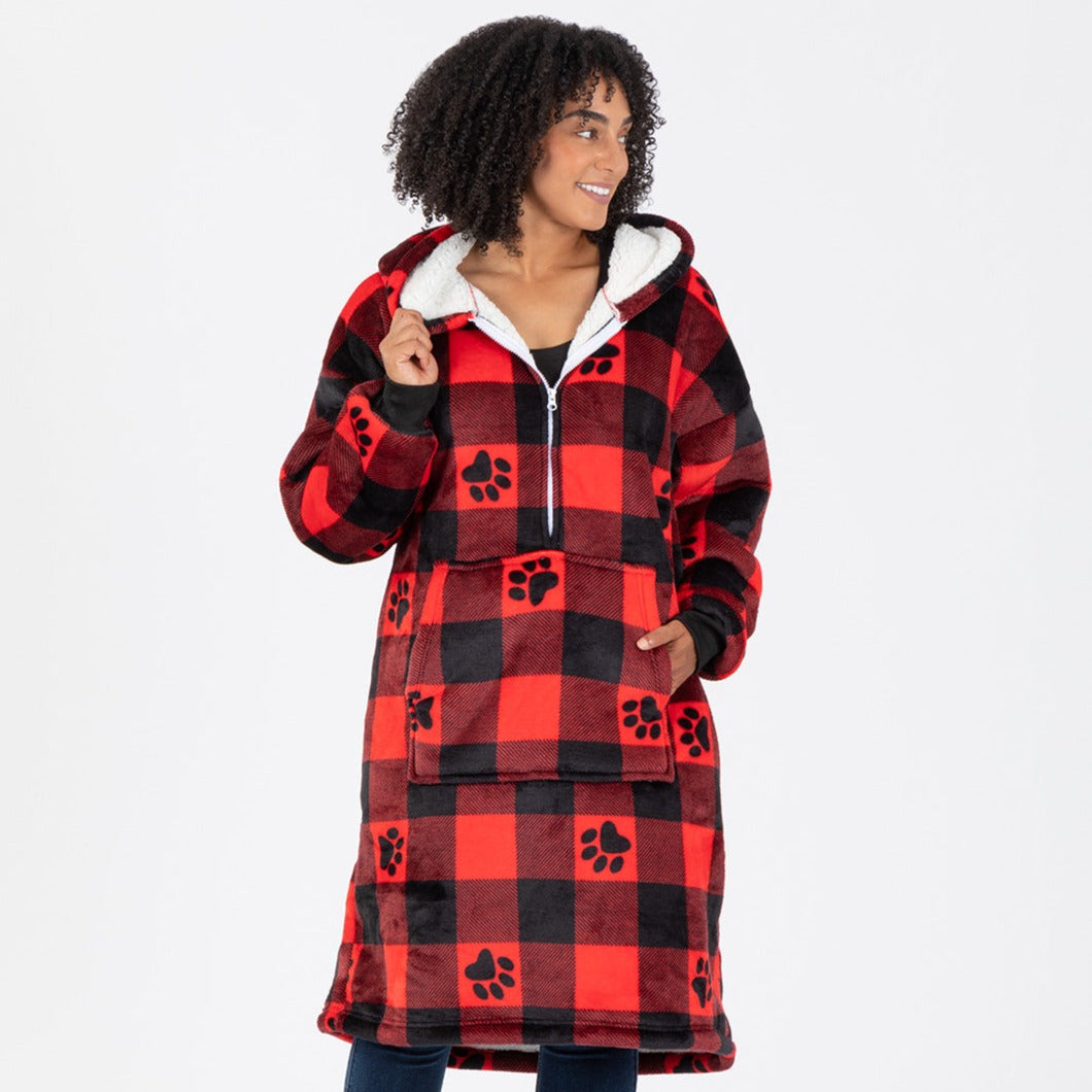 Super Cozy Fleece Blanket Hoodie