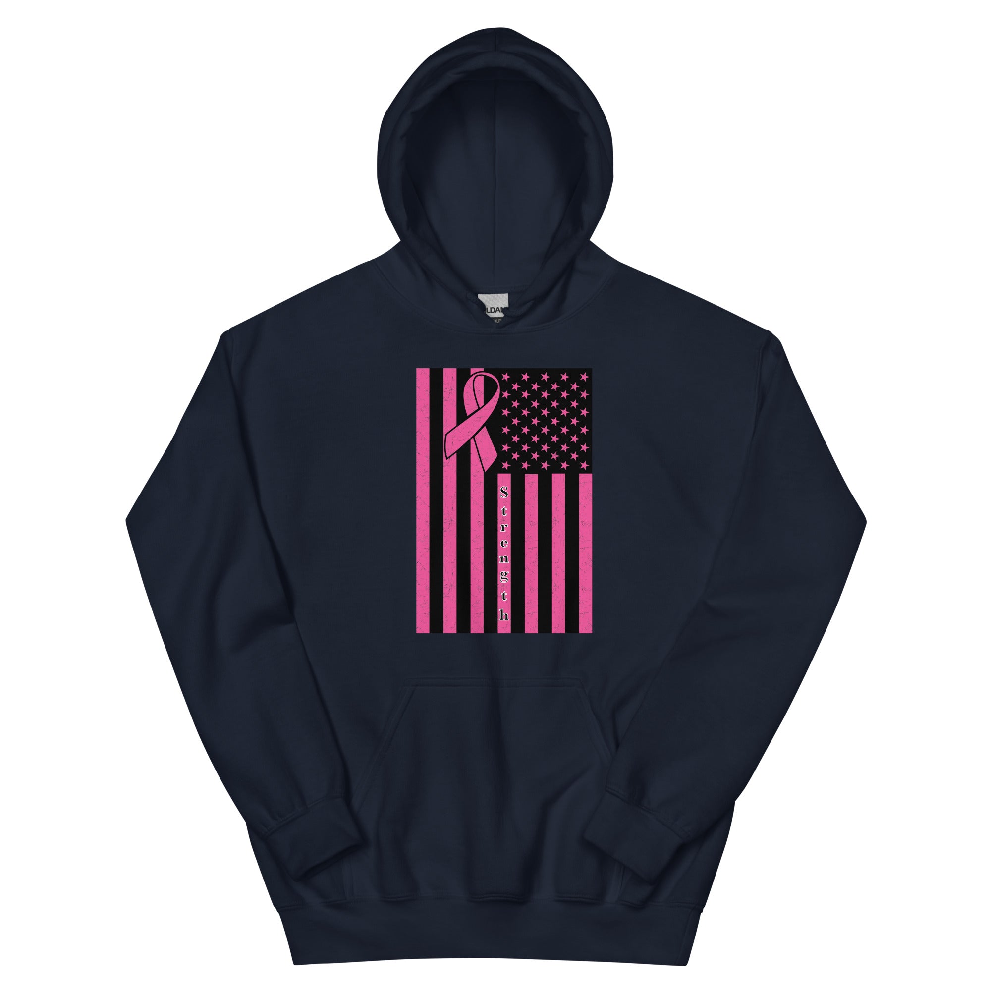 Strength Pink Ribbon Hoodie