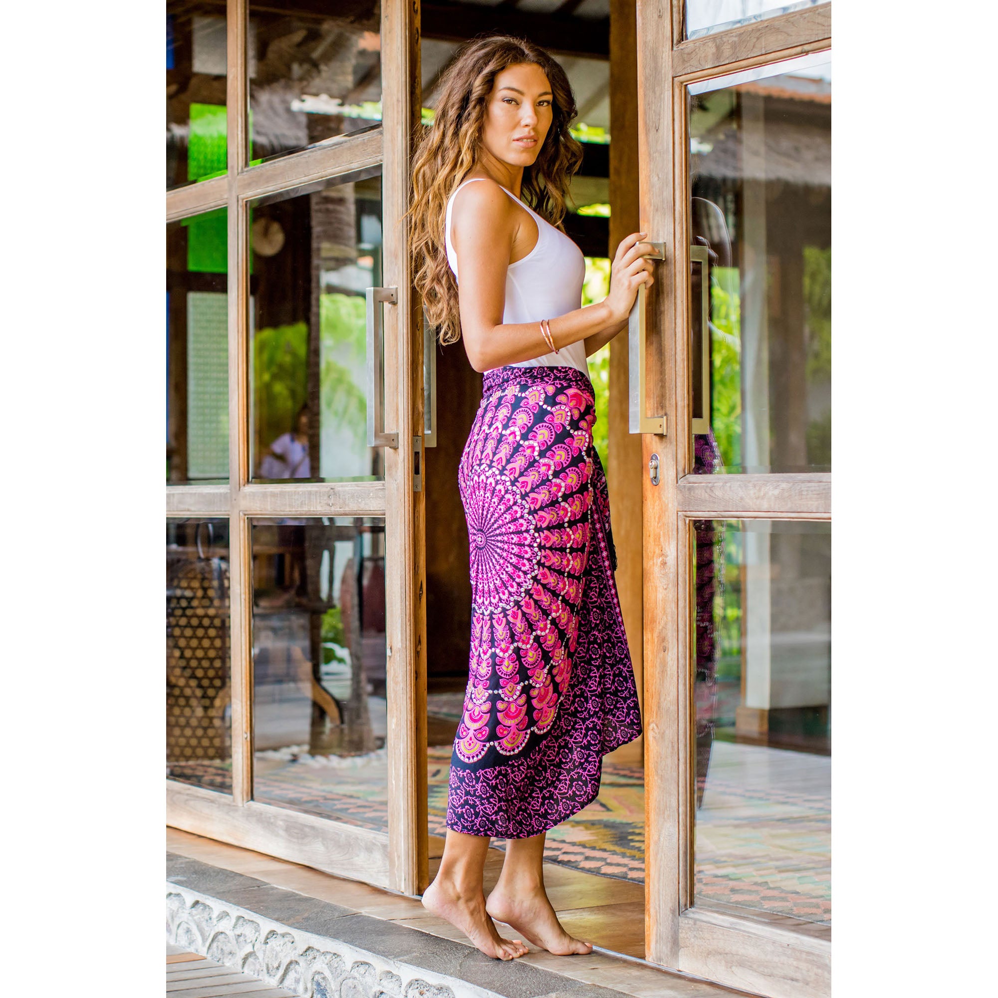 Pink Sunshine Beach Sarong