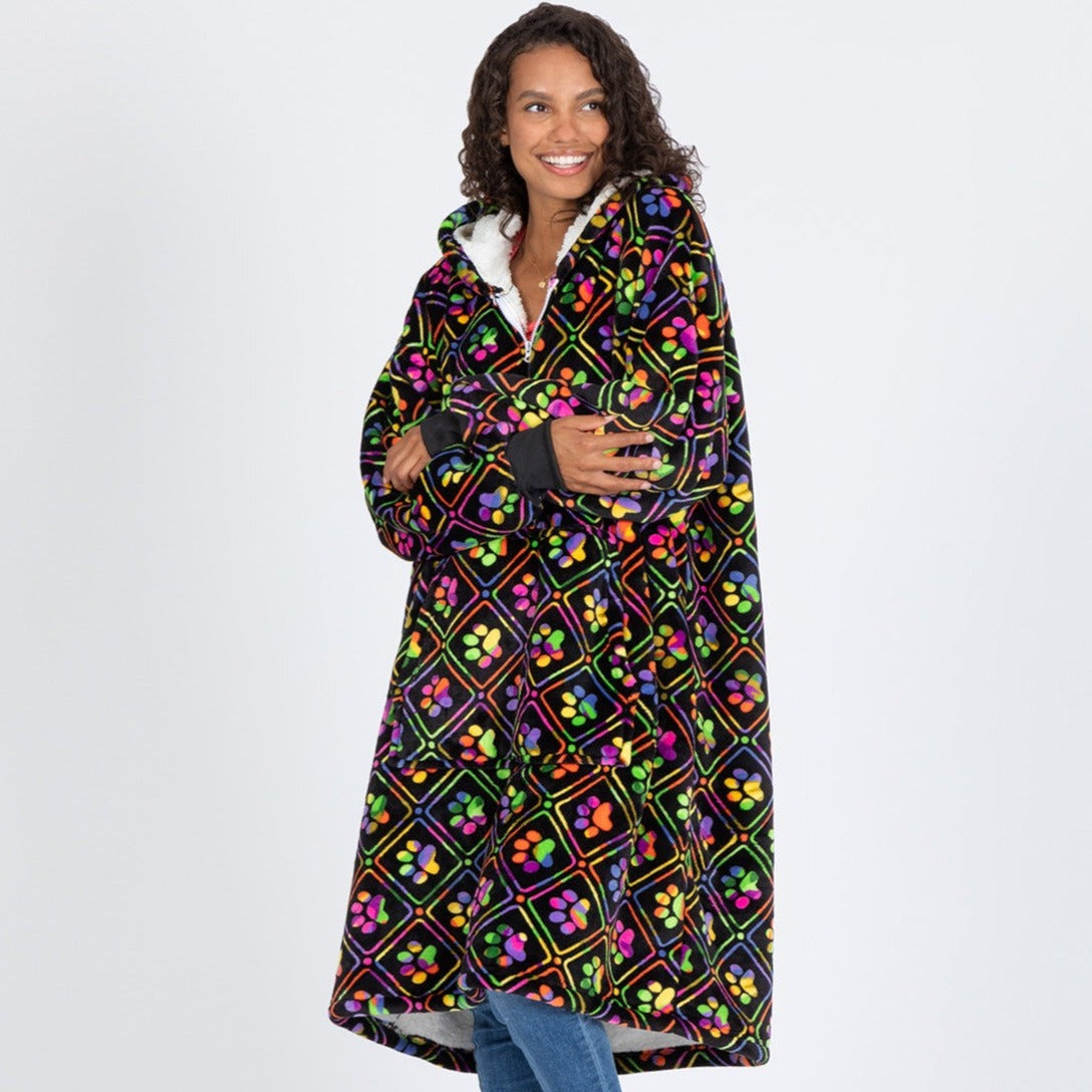 Super Cozy Fleece Blanket Hoodie