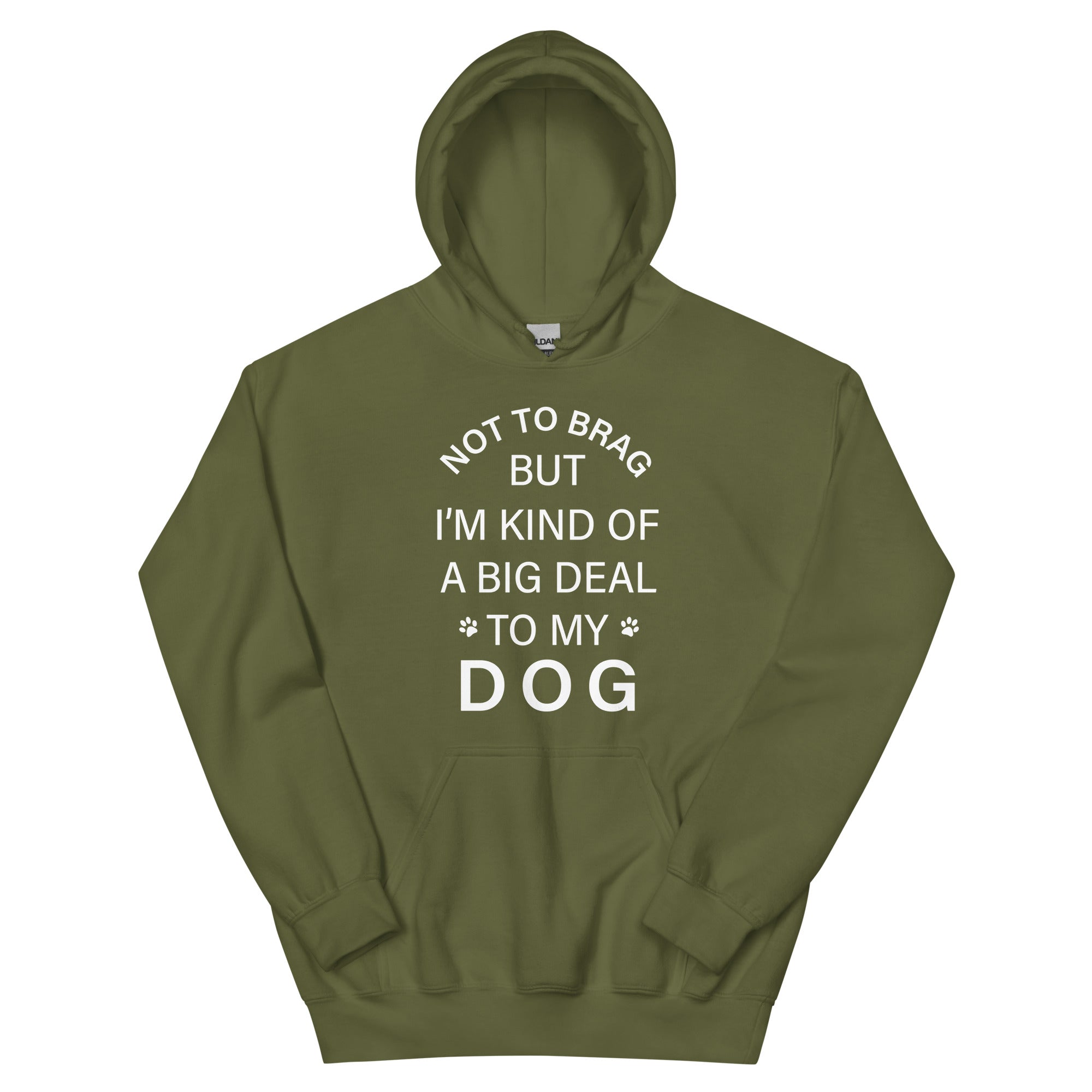 Not To Brag Dog Hoodie