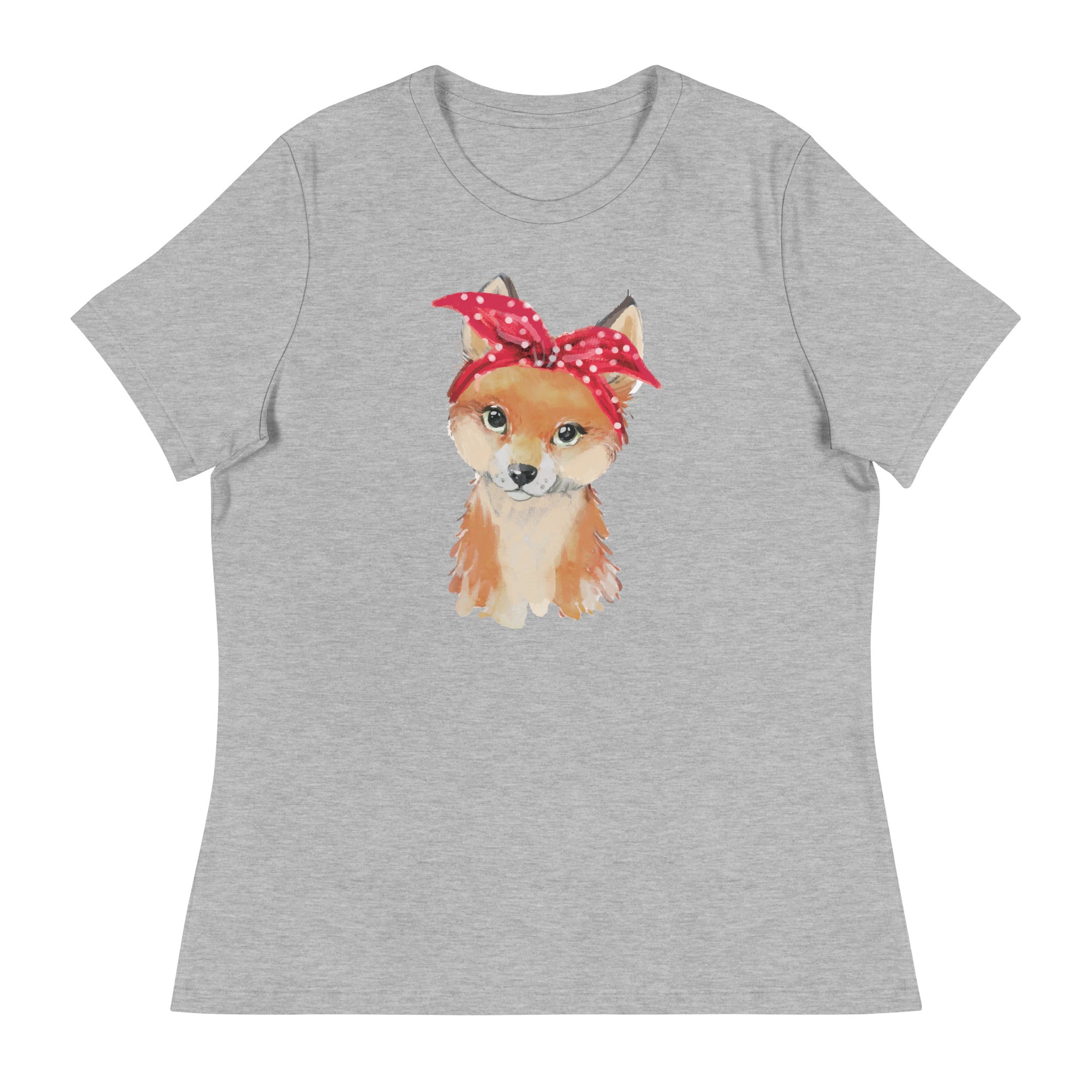 Shy and Sweet Fox Women's Relaxed T-Shirt