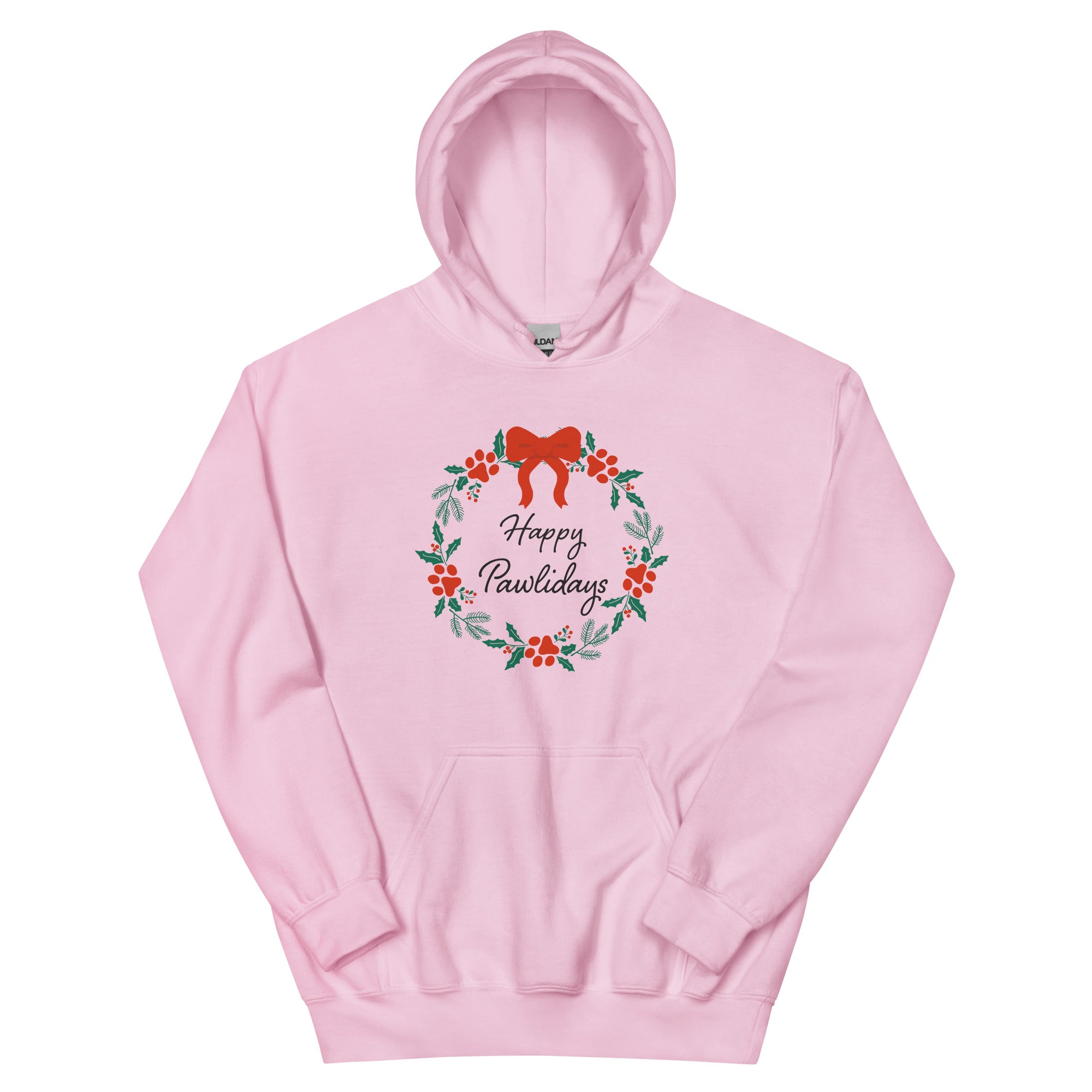 Happy Pawlidays Wreath Hoodie