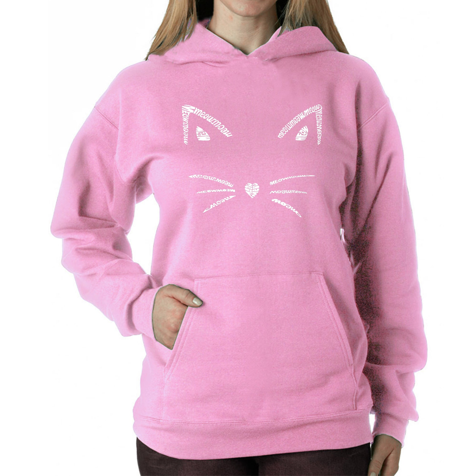 Whiskers  - Women's Word Art Hooded Sweatshirt