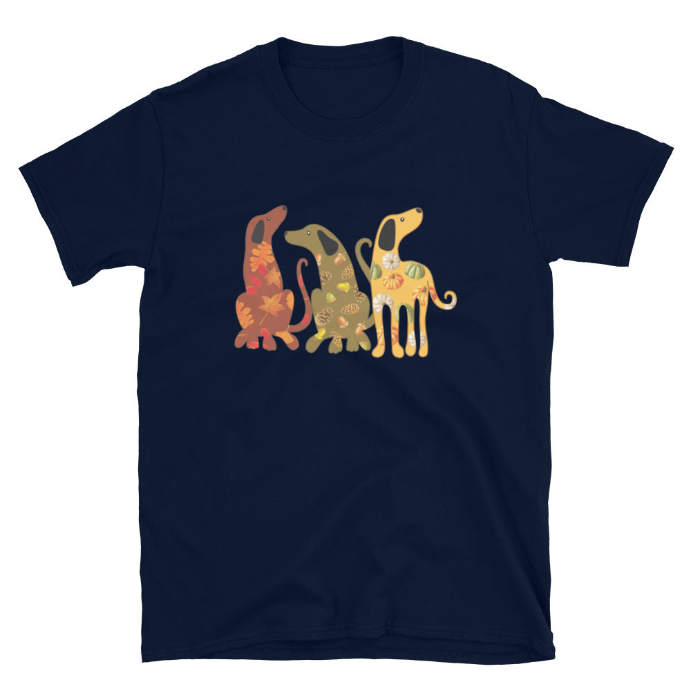 Festive Fall Dogs T-Shirt