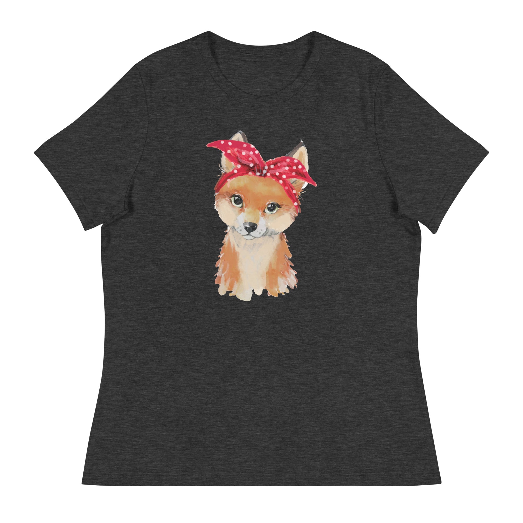 Shy and Sweet Fox Women's Relaxed T-Shirt