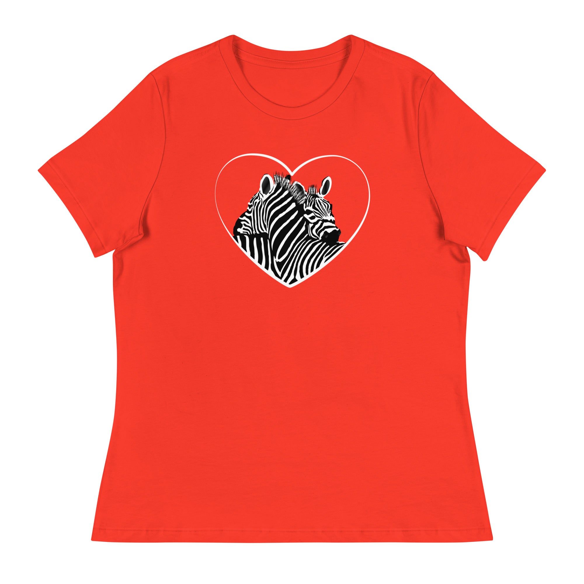 Hugging Zebras Women's Relaxed T-Shirt