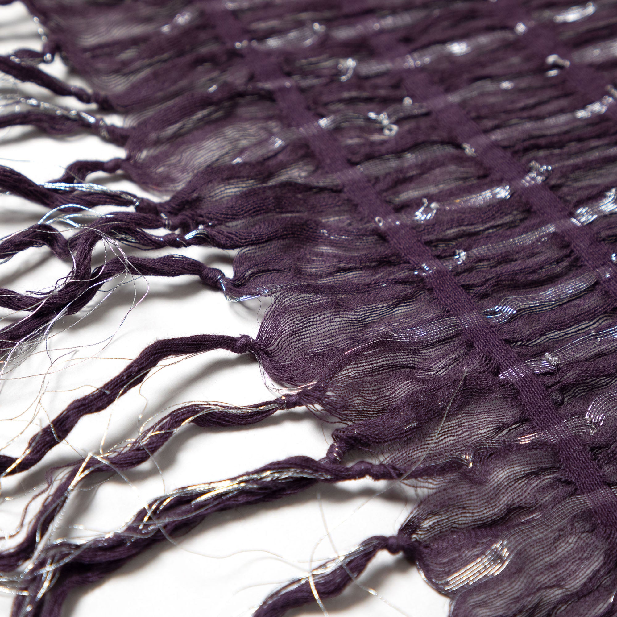 Purple Sunsets Cotton Scarf