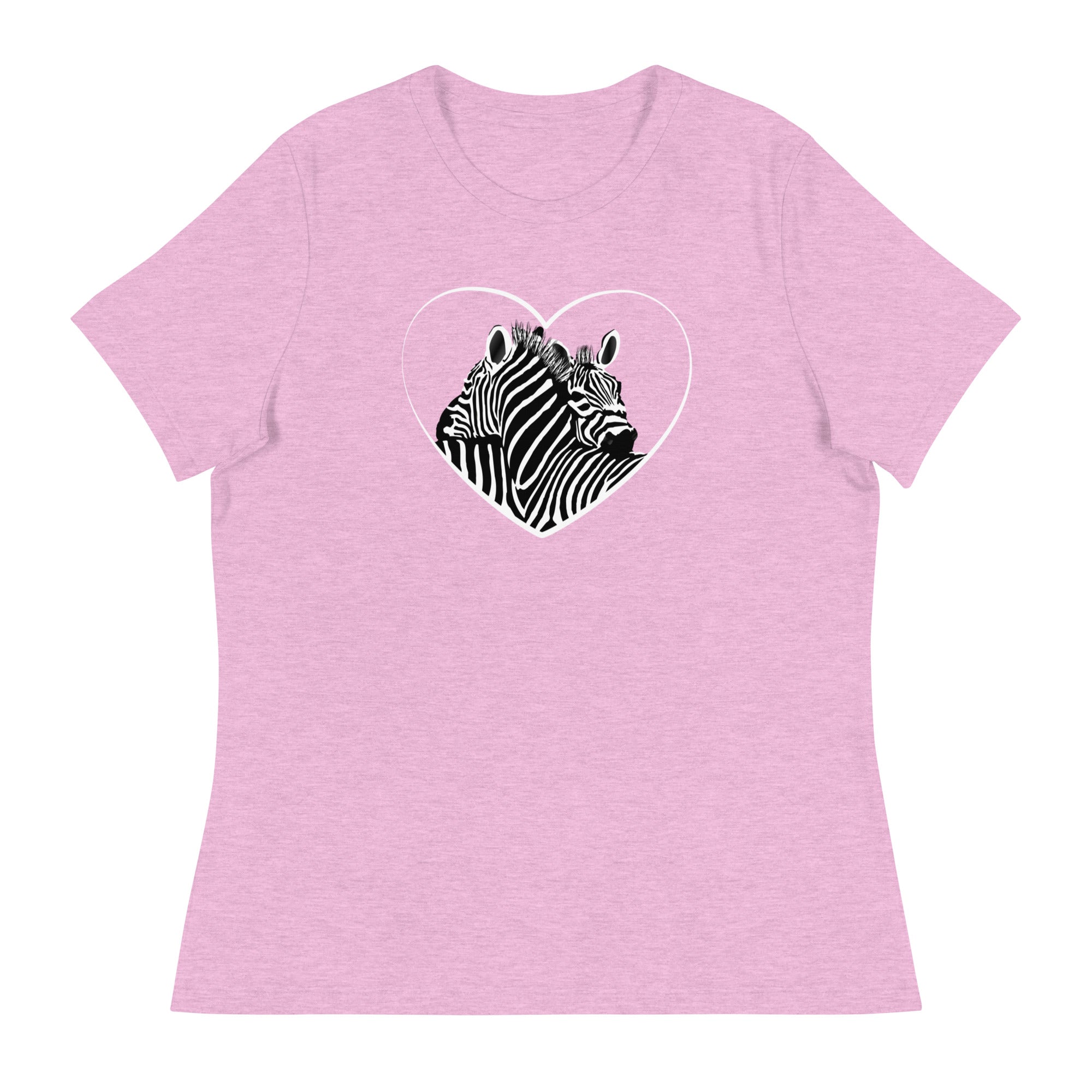 Hugging Zebras Women's Relaxed T-Shirt