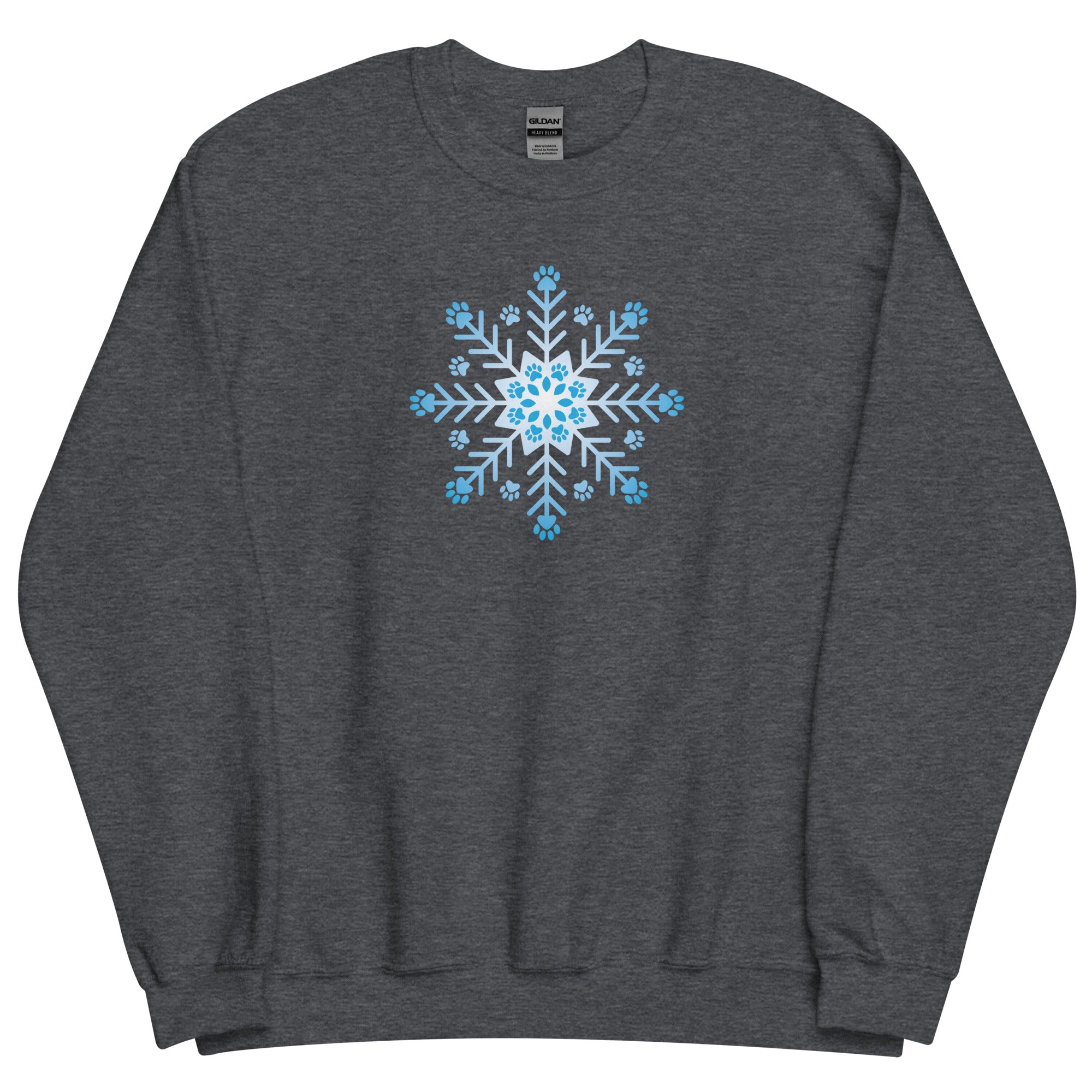 Snowflake Paw Crewneck Sweatshirt