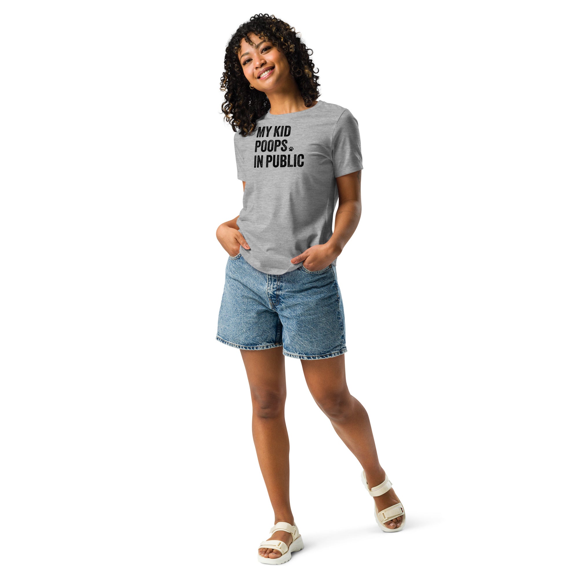 My Kid Poops In Public Women's Relaxed T-Shirt