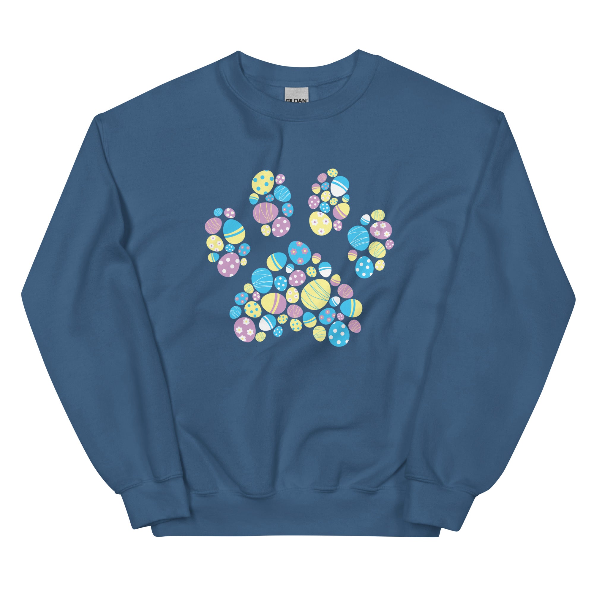 Easter Egg Paw Crewneck Sweatshirt