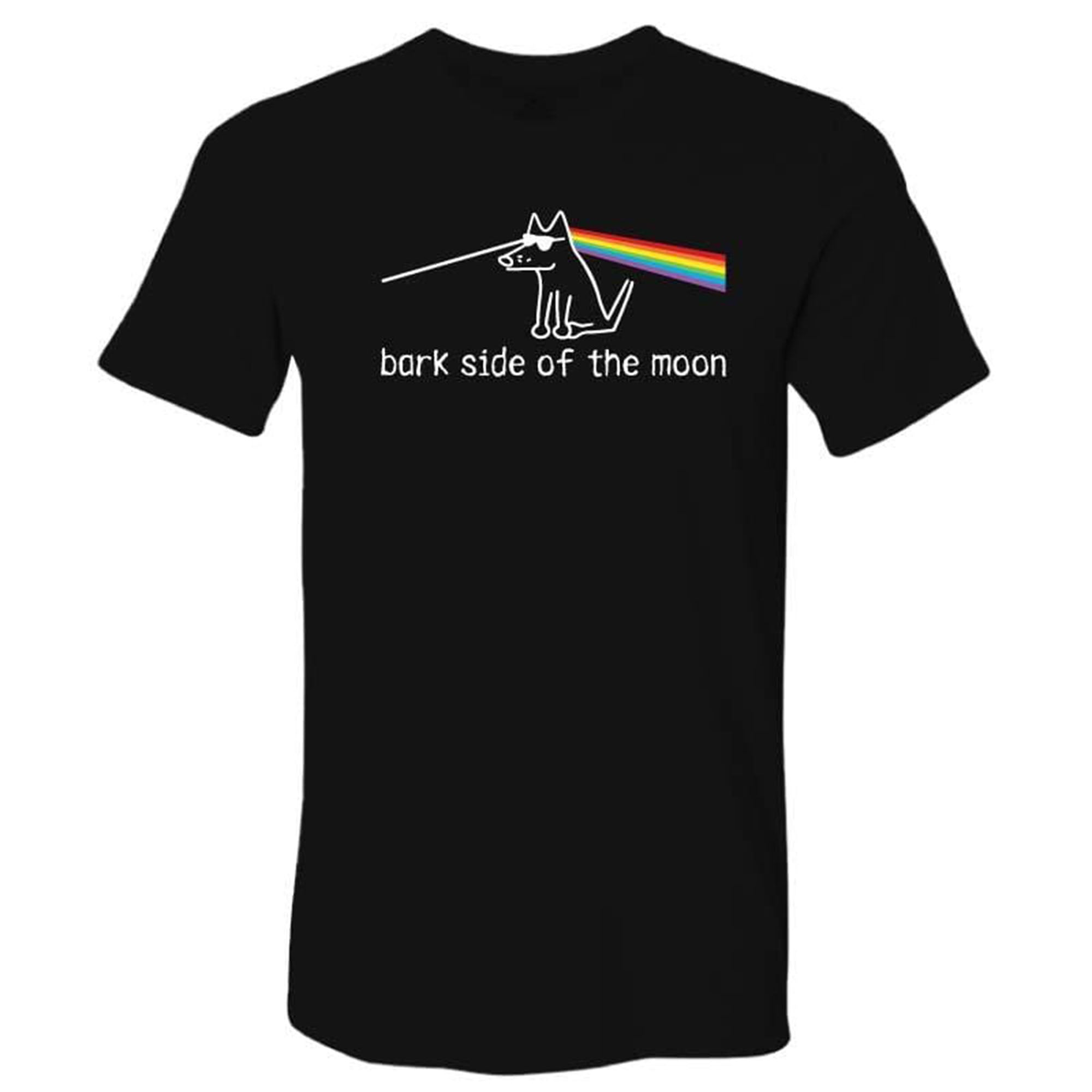 Teddy the Dog Bark Side of the Moon T-Shirt