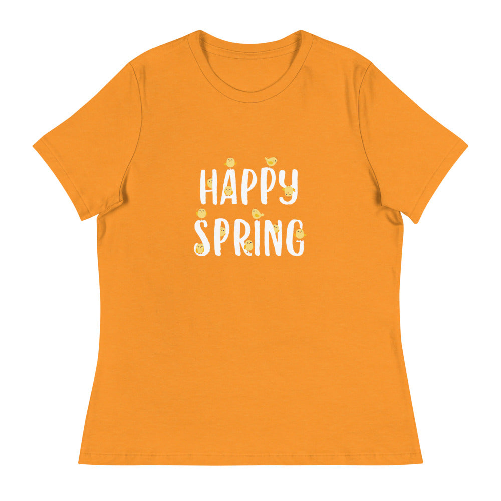 Hello Spring Chicks Women's Relaxed T-Shirt