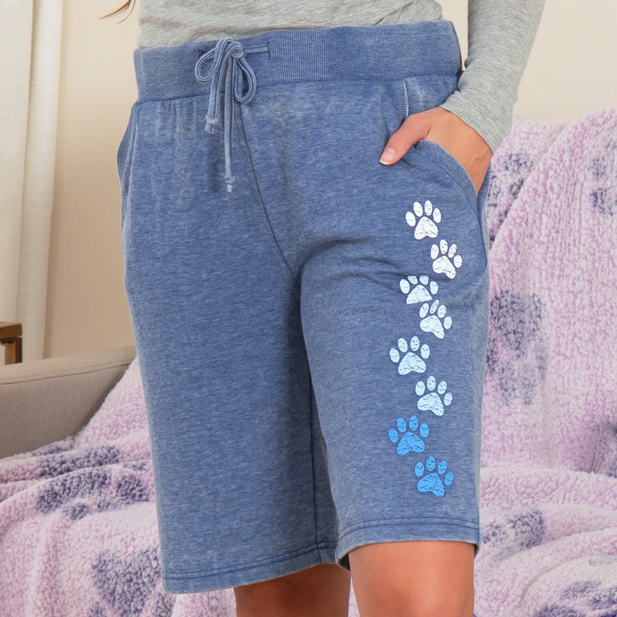 Walking Paws Burnout Board Shorts