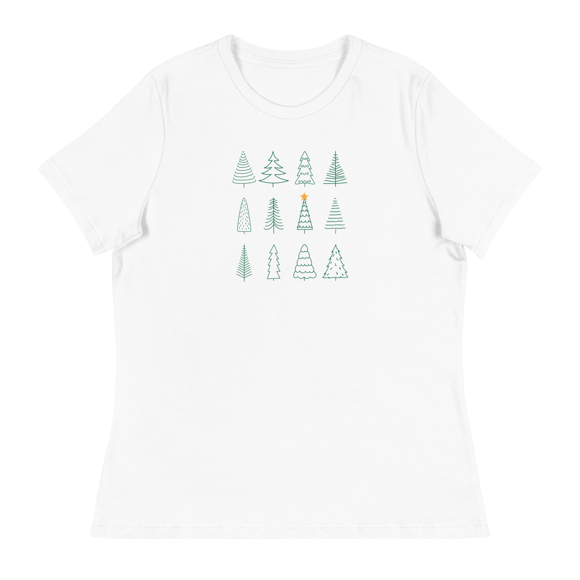 Christmas Trees Women's Relaxed T-Shirt