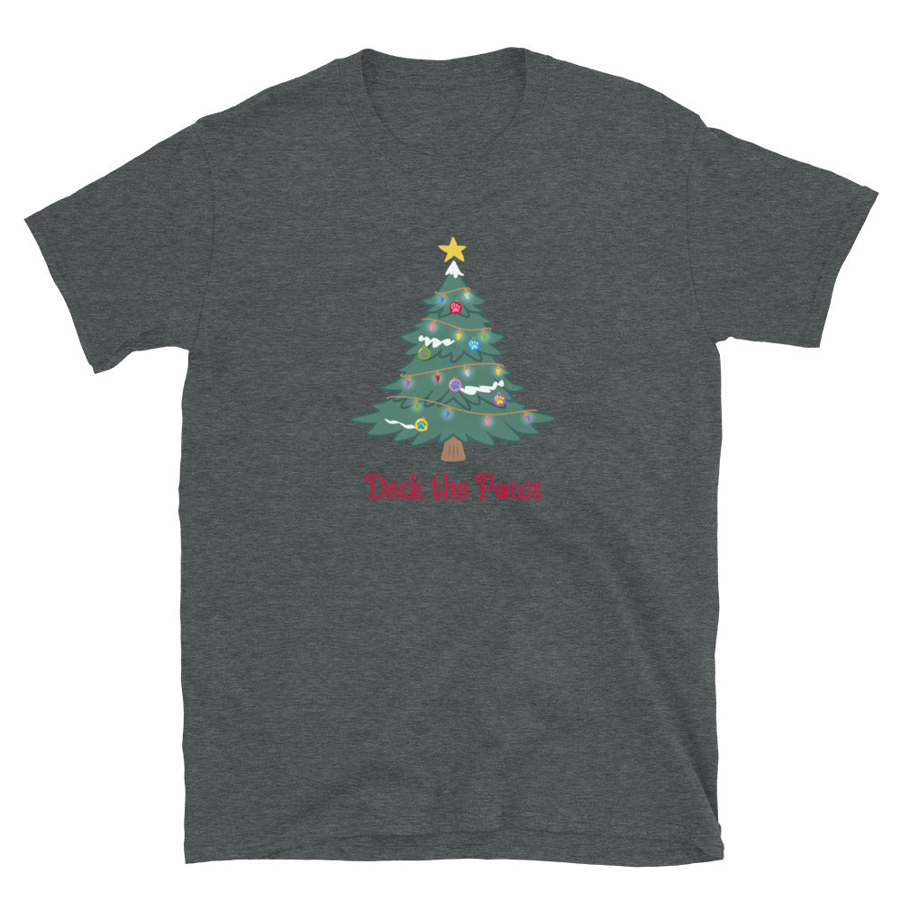 Deck The Paws Christmas Tree T-Shirt