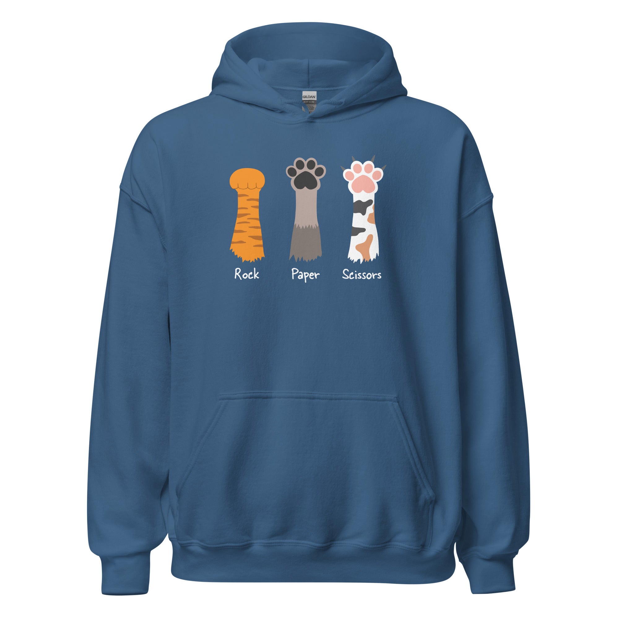 Rock Paper Scissors Paw Hoodie