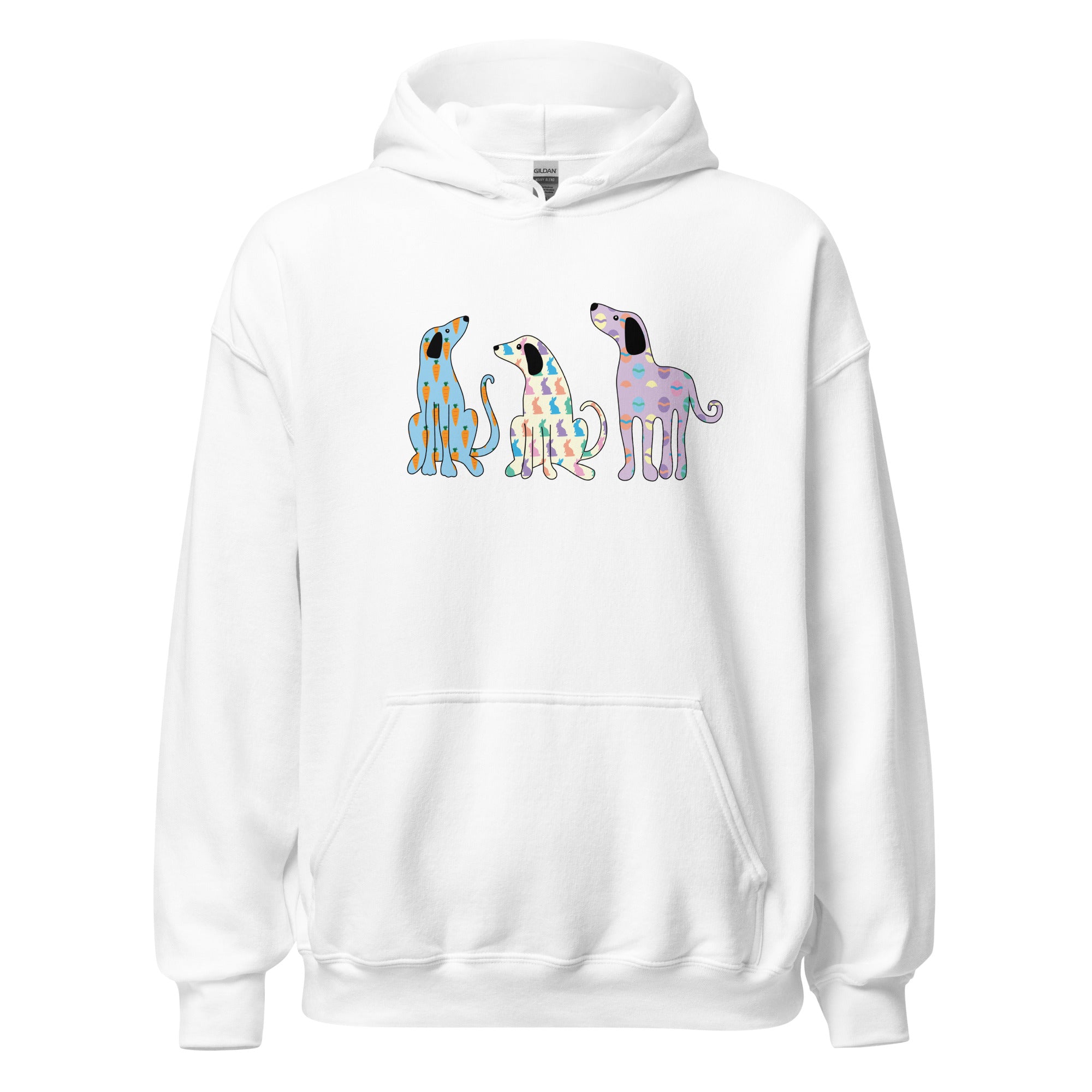 Whimsy Easter Dogs Hoodie