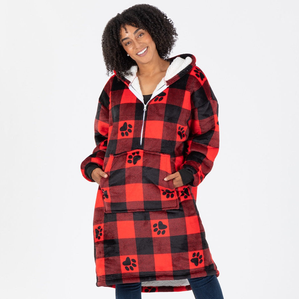 Super Cozy Fleece Blanket Hoodie