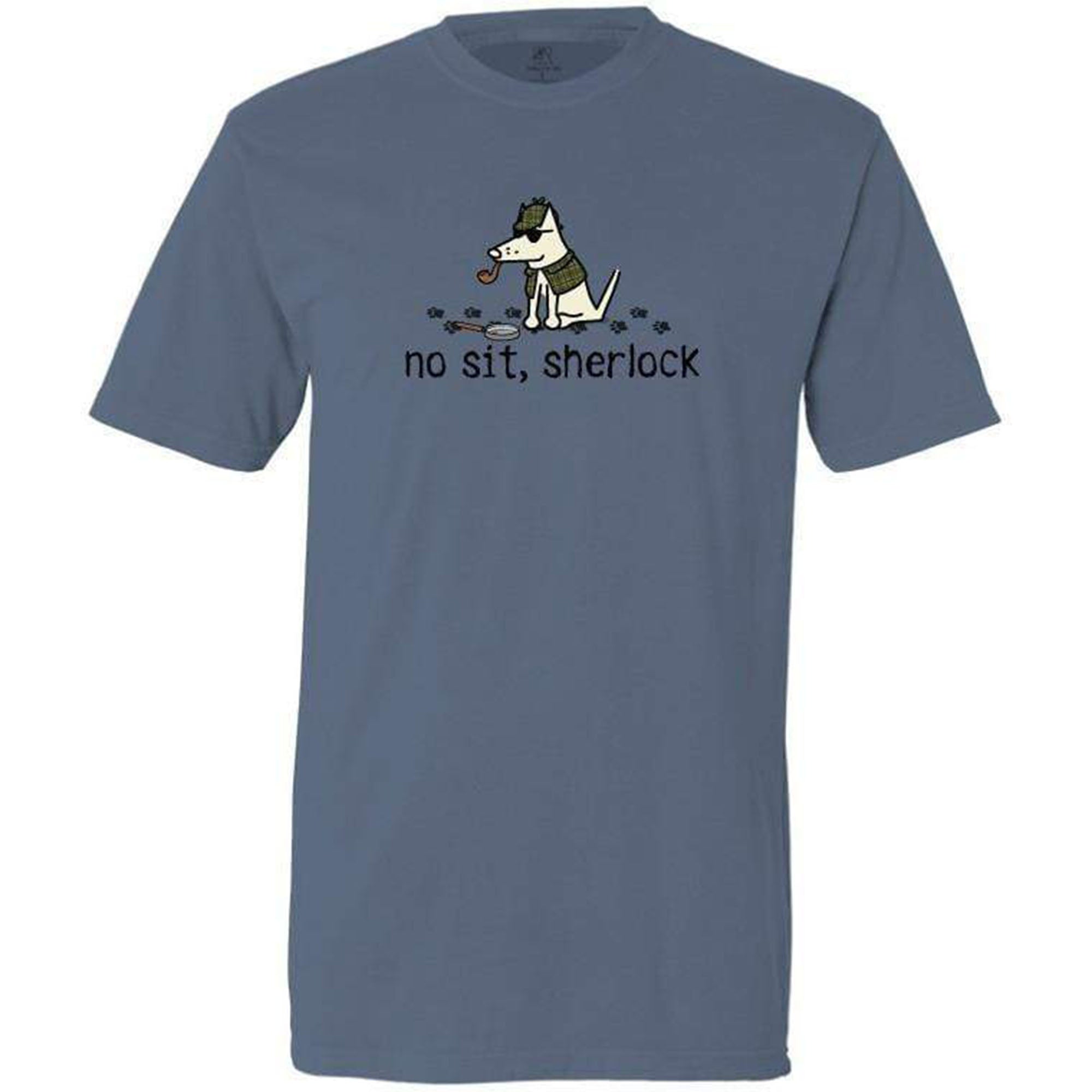 Teddy the Dog No Sit Sherlock T-Shirt