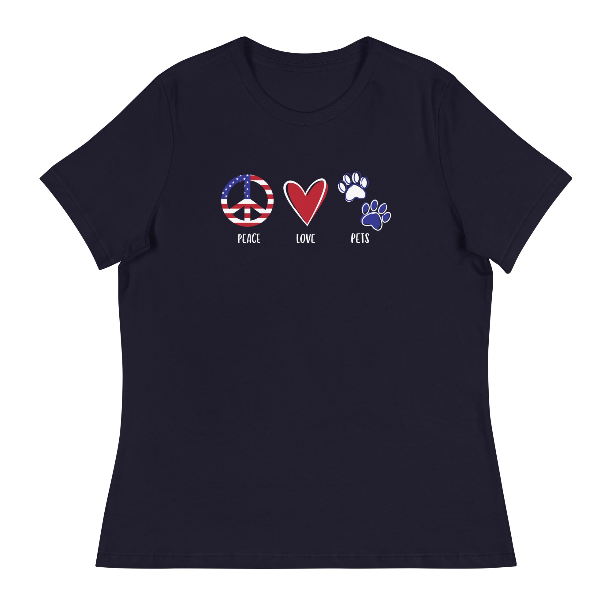 Peace Love & Pets Relaxed T-Shirt