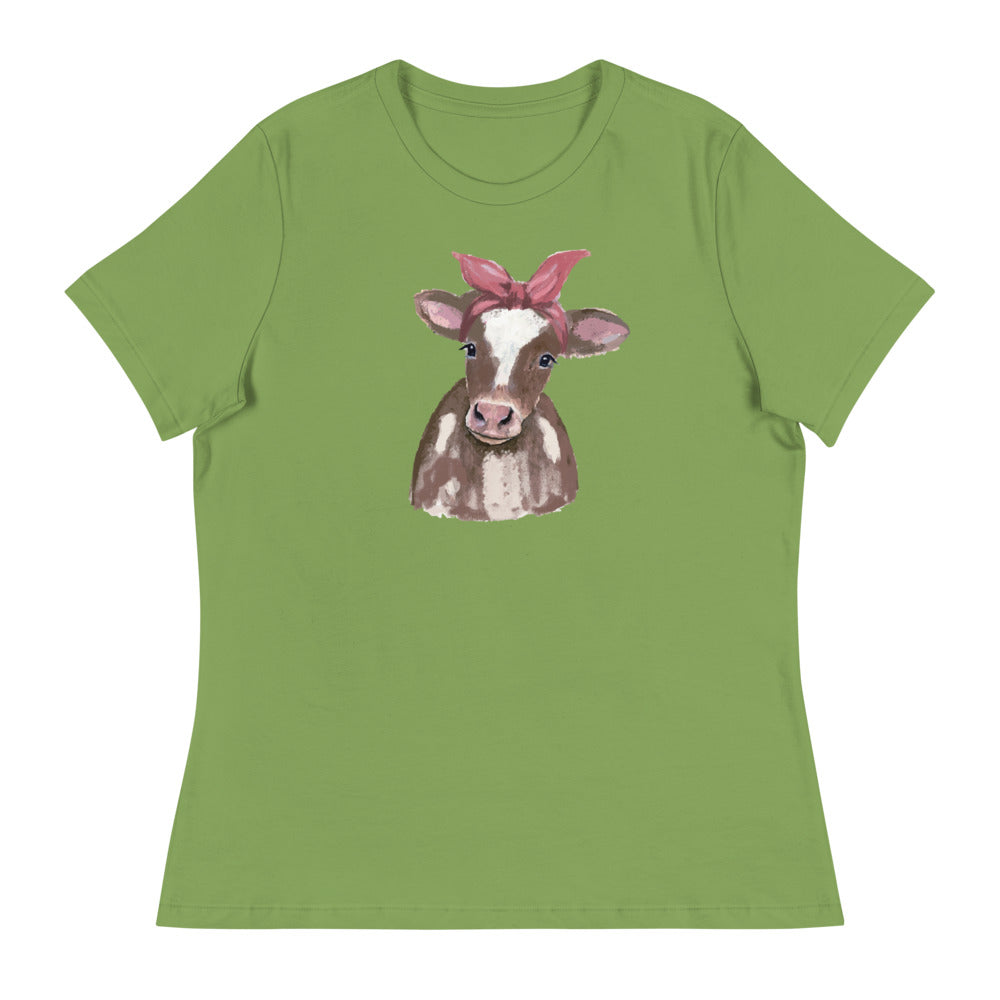 Cute Cow Women's Relaxed T-Shirt