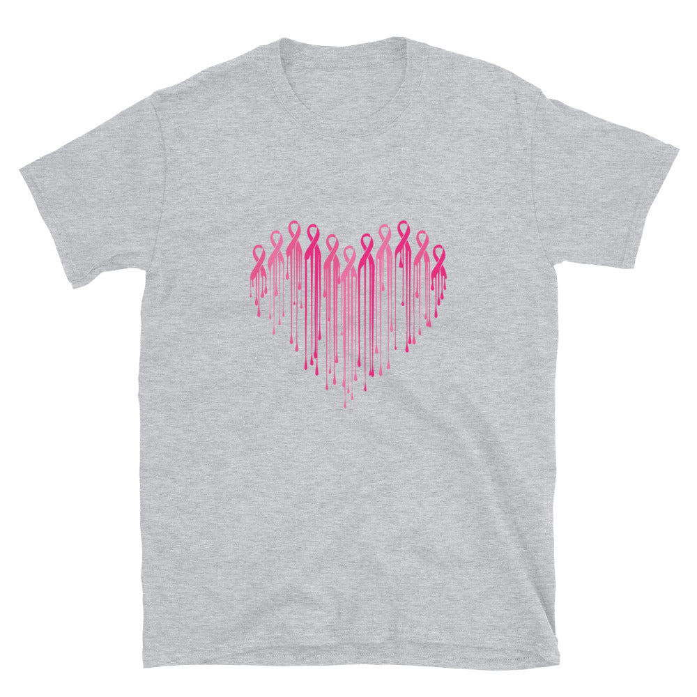 Painted Heart of Pink Ribbons T-Shirt