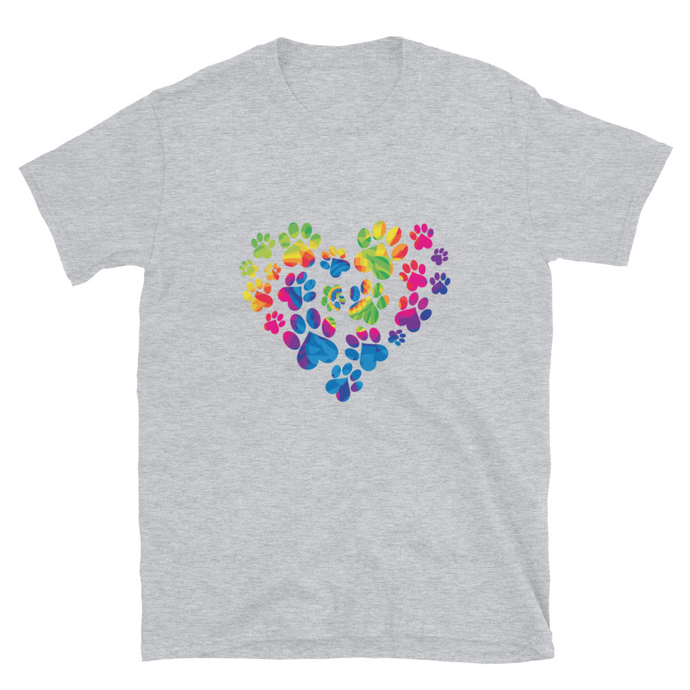 Anniversary Paw Print Love T-Shirt