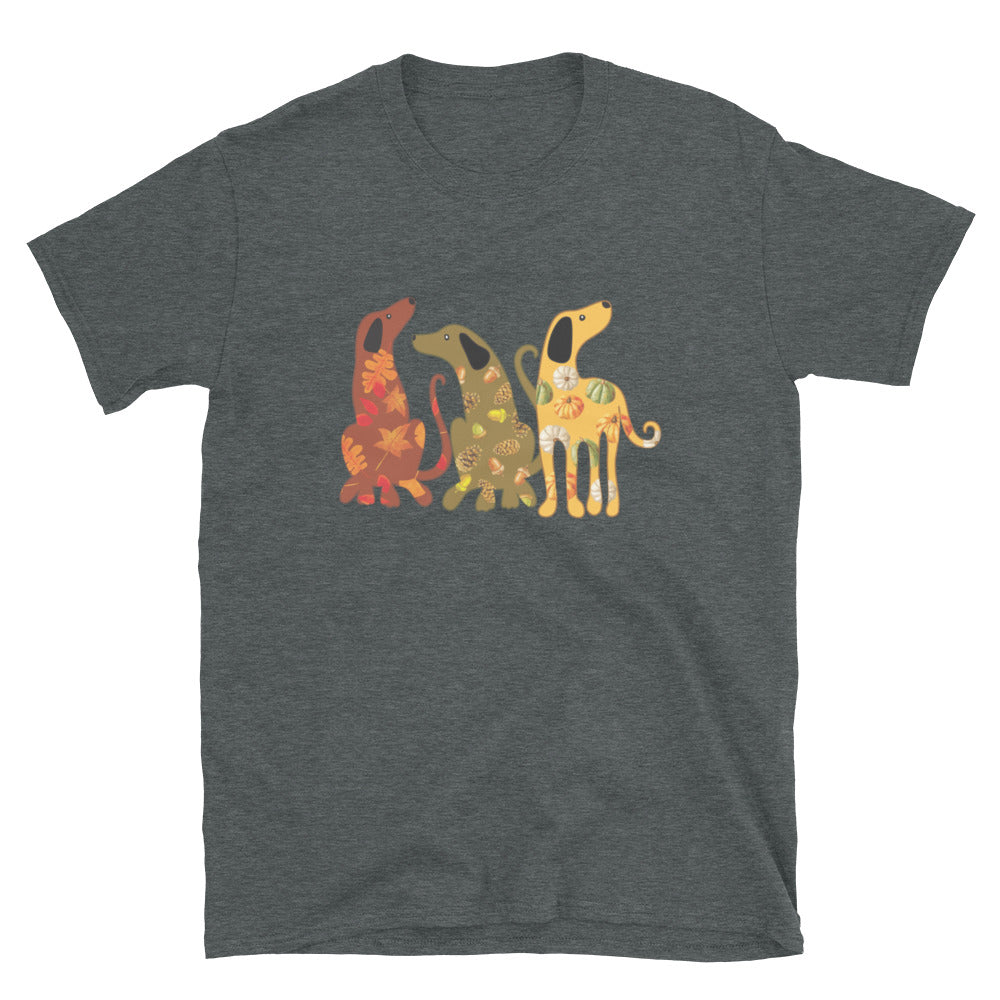 Festive Fall Dogs T-Shirt