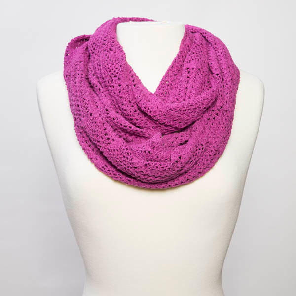 Lucia Crochet Infinity Scarf