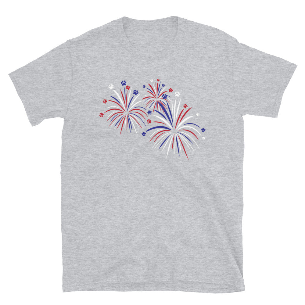 Fireworks of Paws T-Shirt